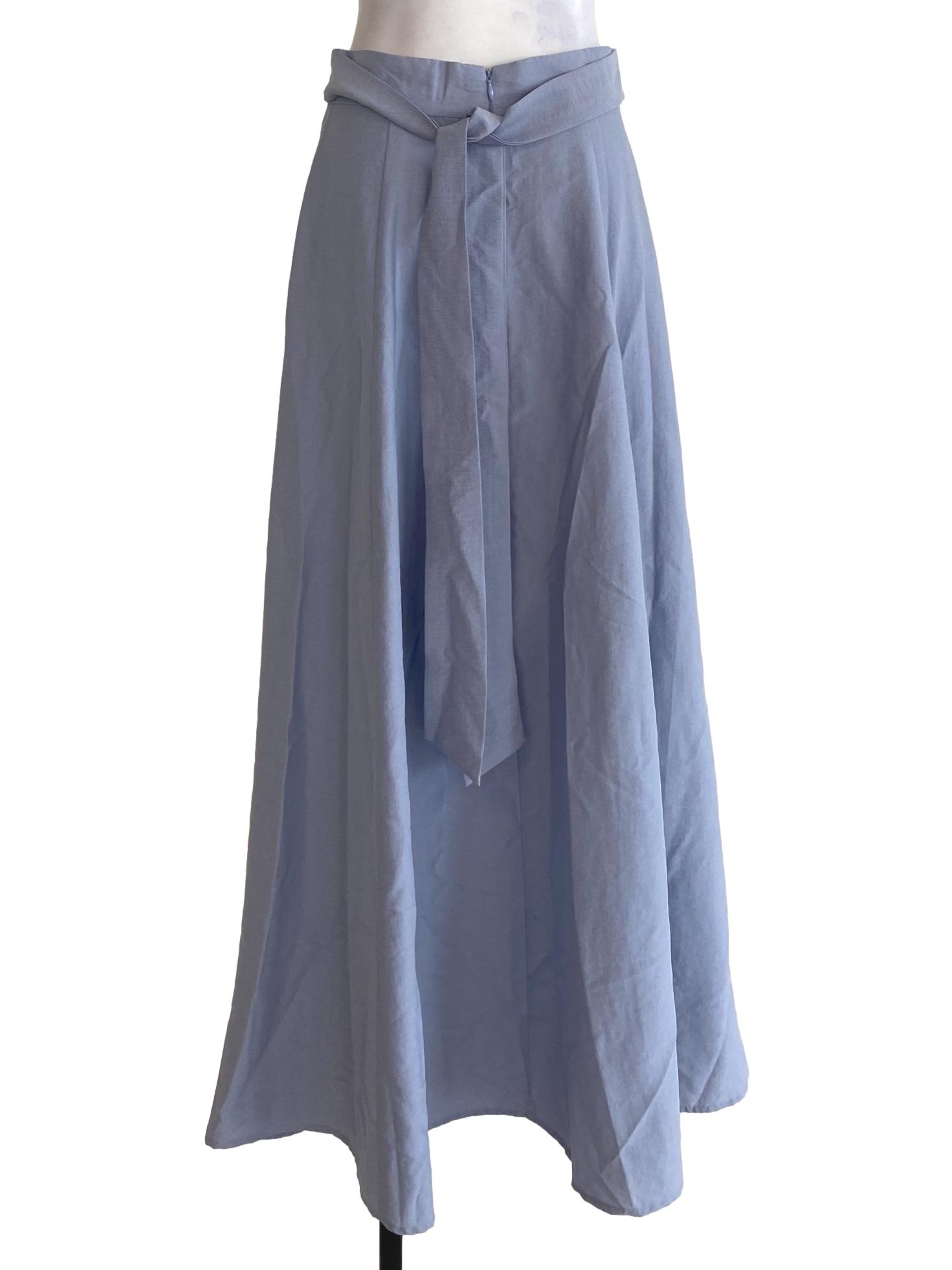 Blue Plain Skirt