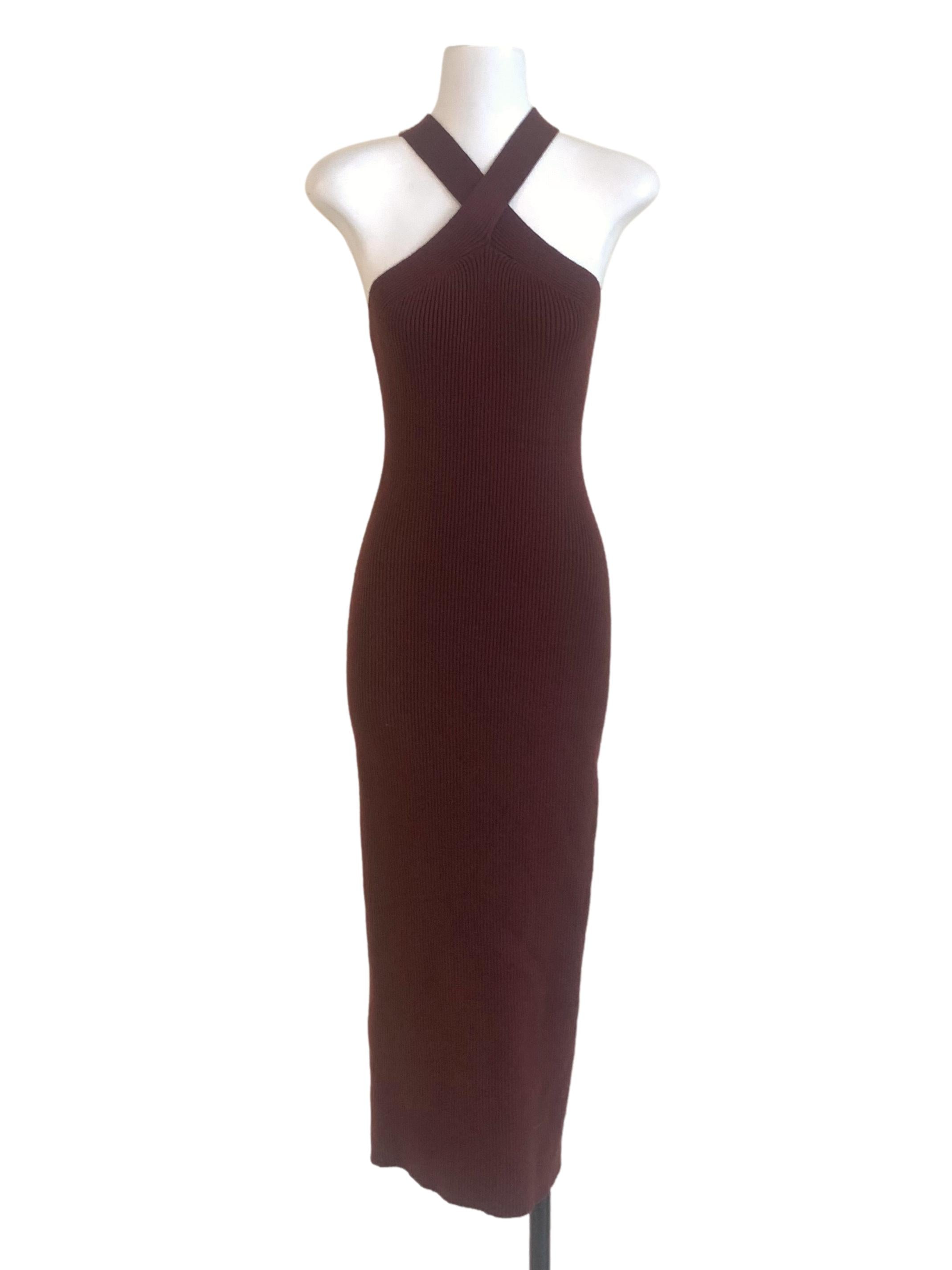 Syrup Brown Bodycon Dress
