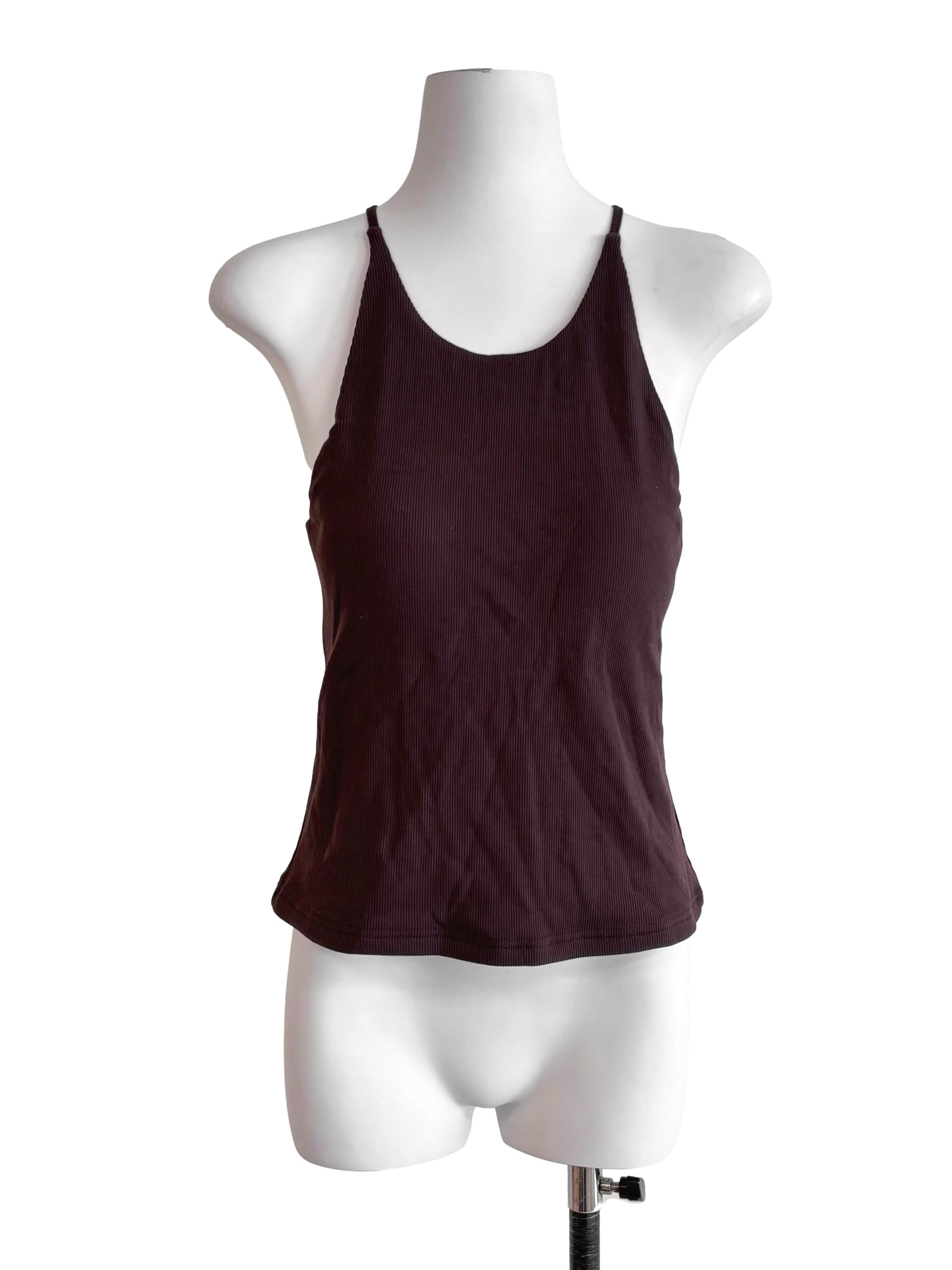 Coffee Brown Padded Cami Top