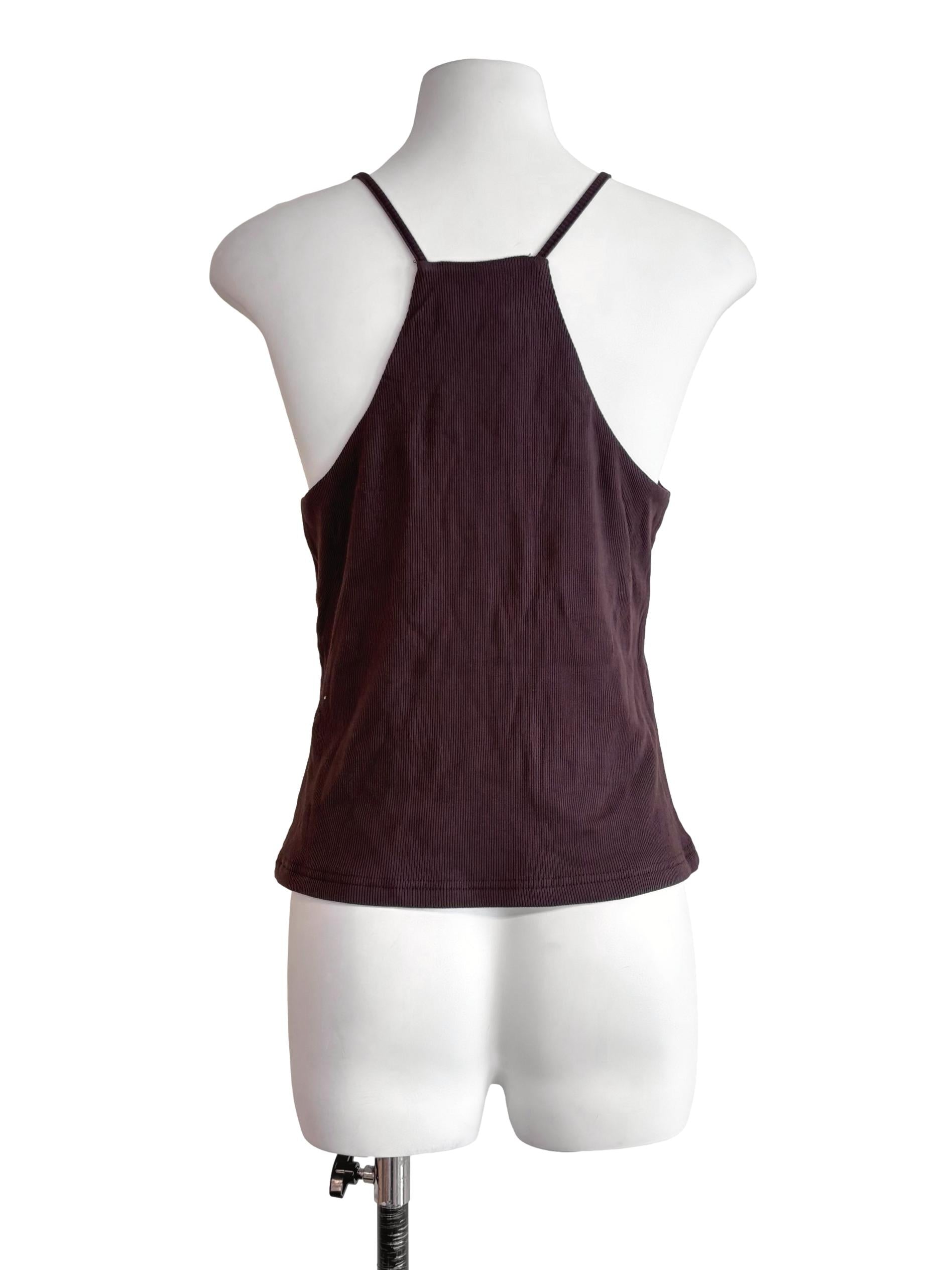Coffee Brown Padded Cami Top
