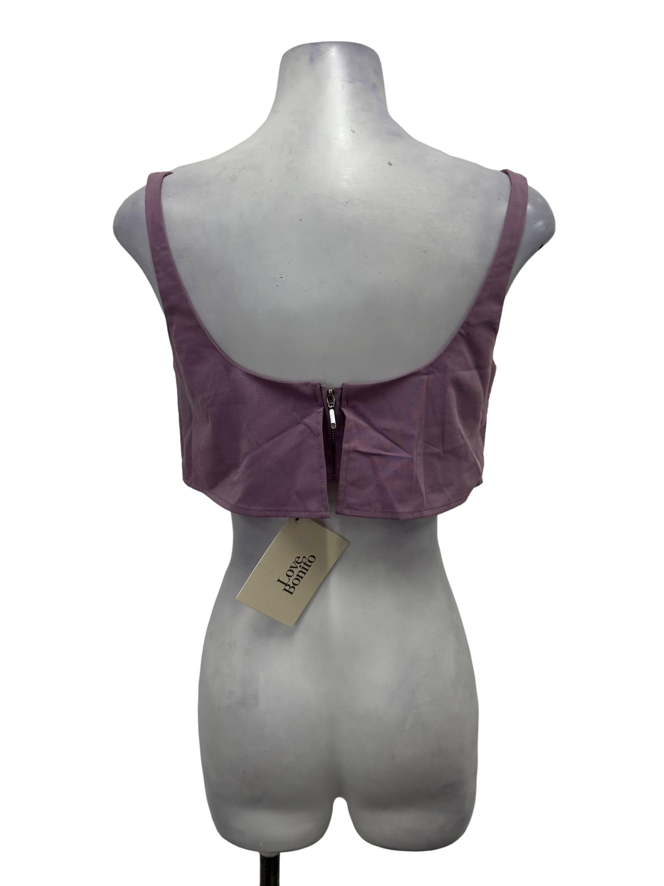 Amethyst Purple Layered Top