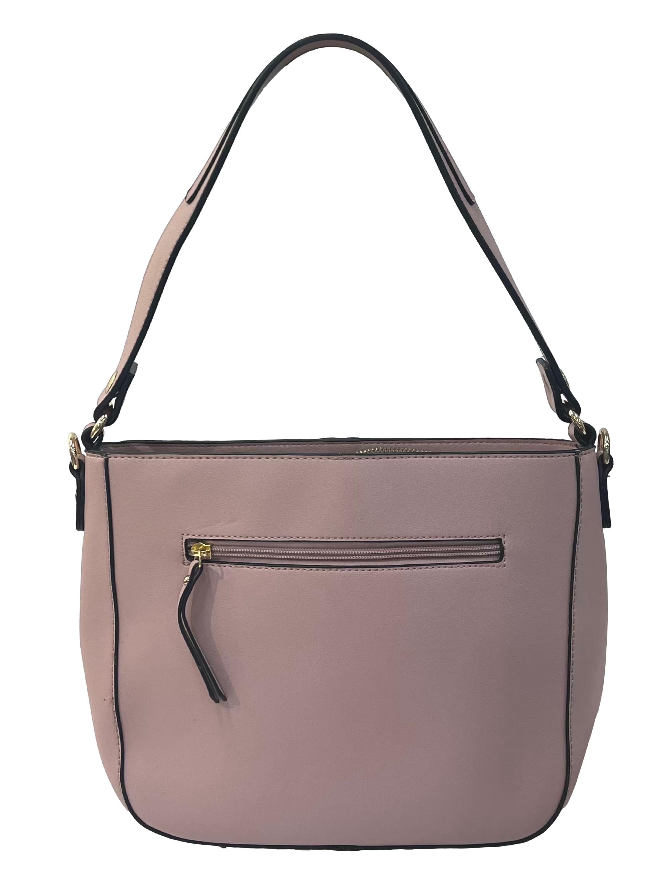 Pink Leather Shoulder Bag CSN