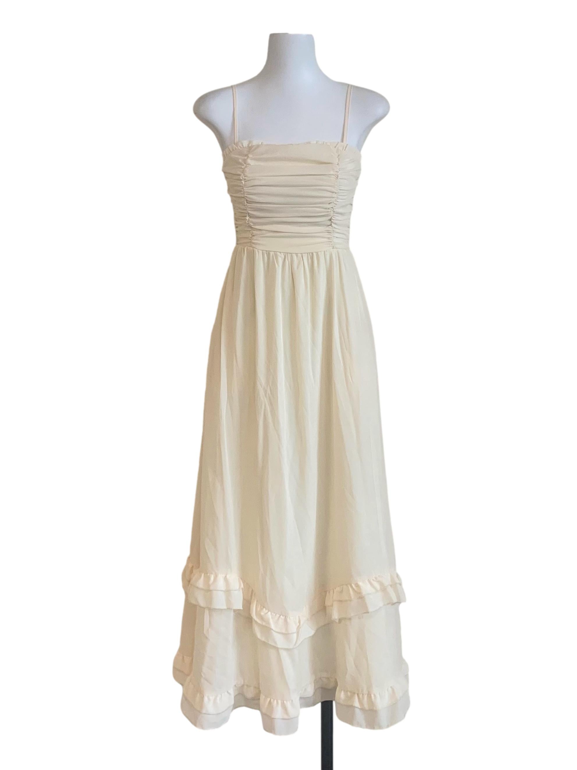 Banana Yellow Bouffant Dress