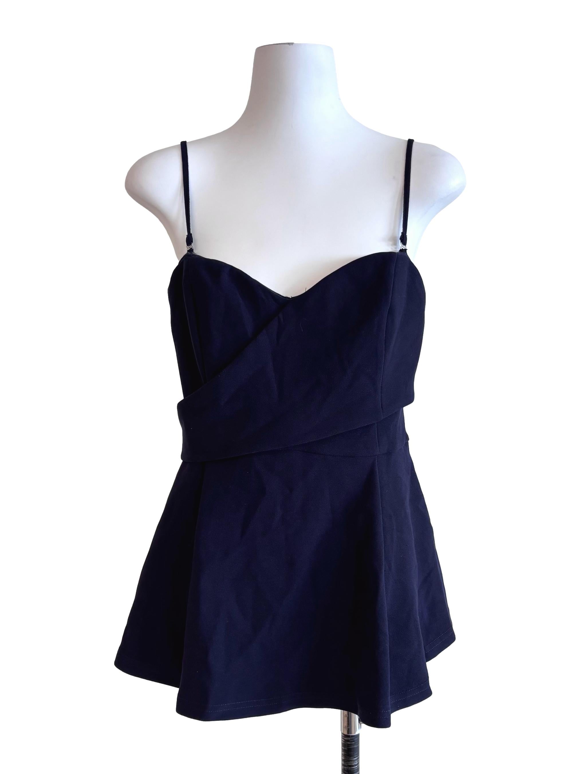 Dark Blue Empire Top