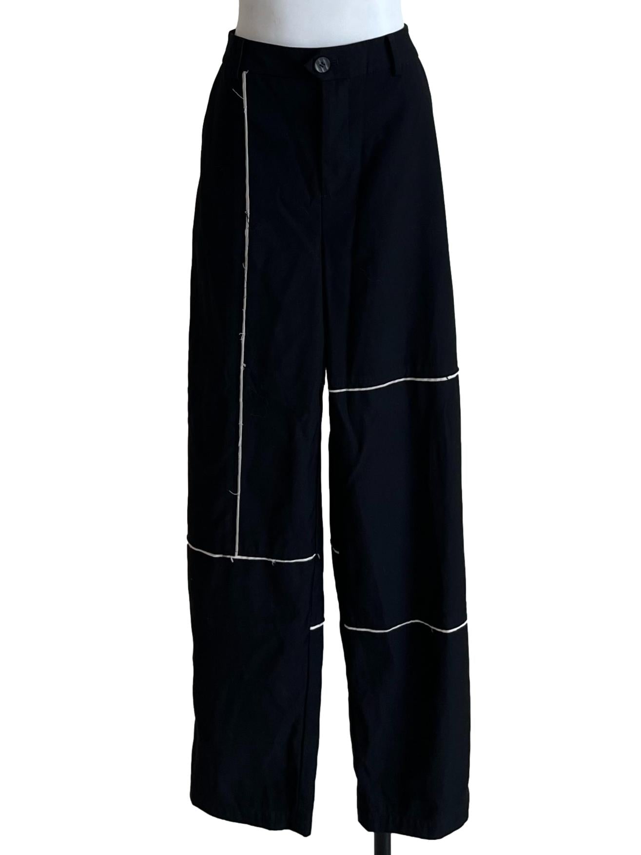 Black High-Waisted Pants