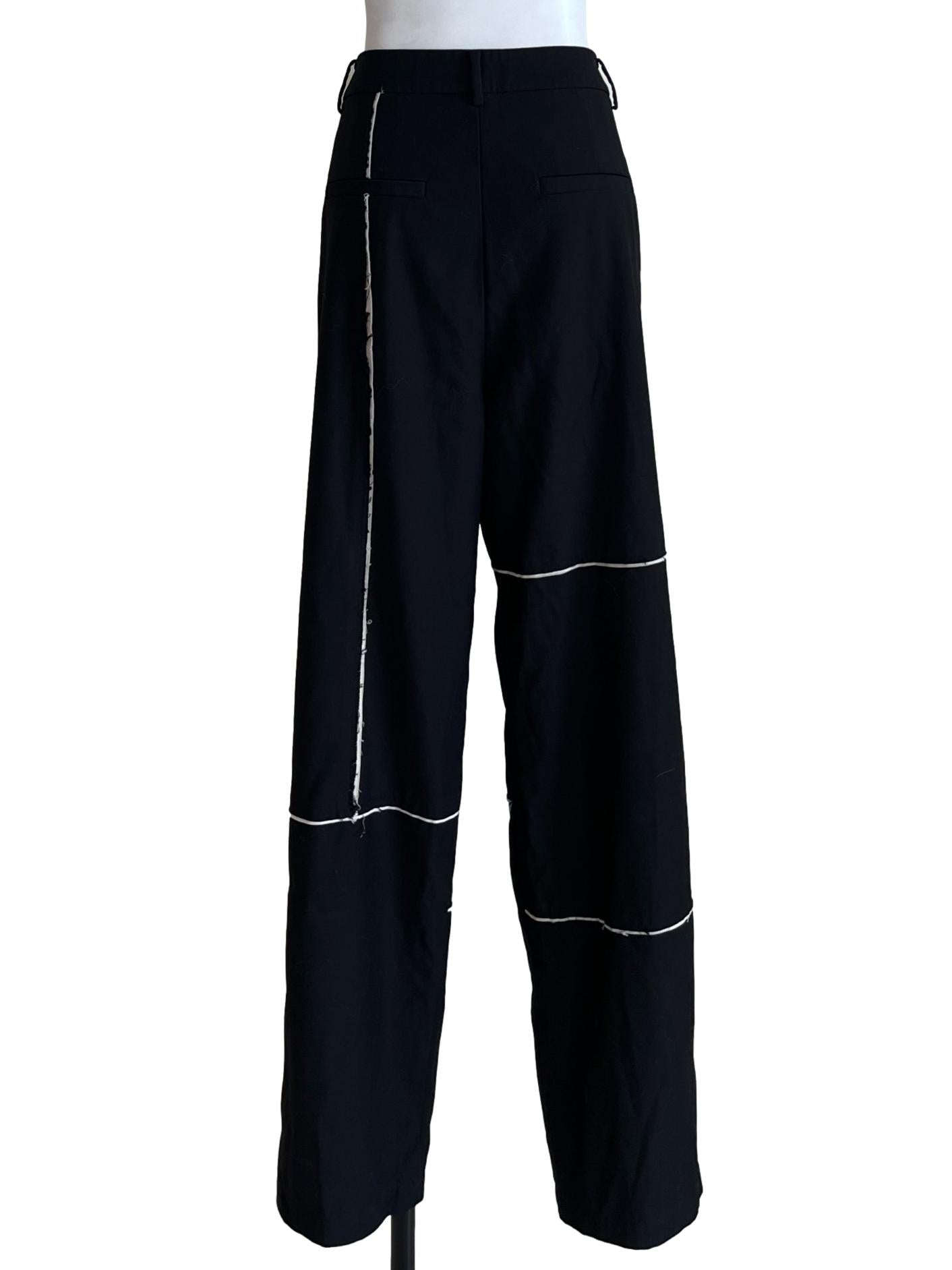 Black High-Waisted Pants