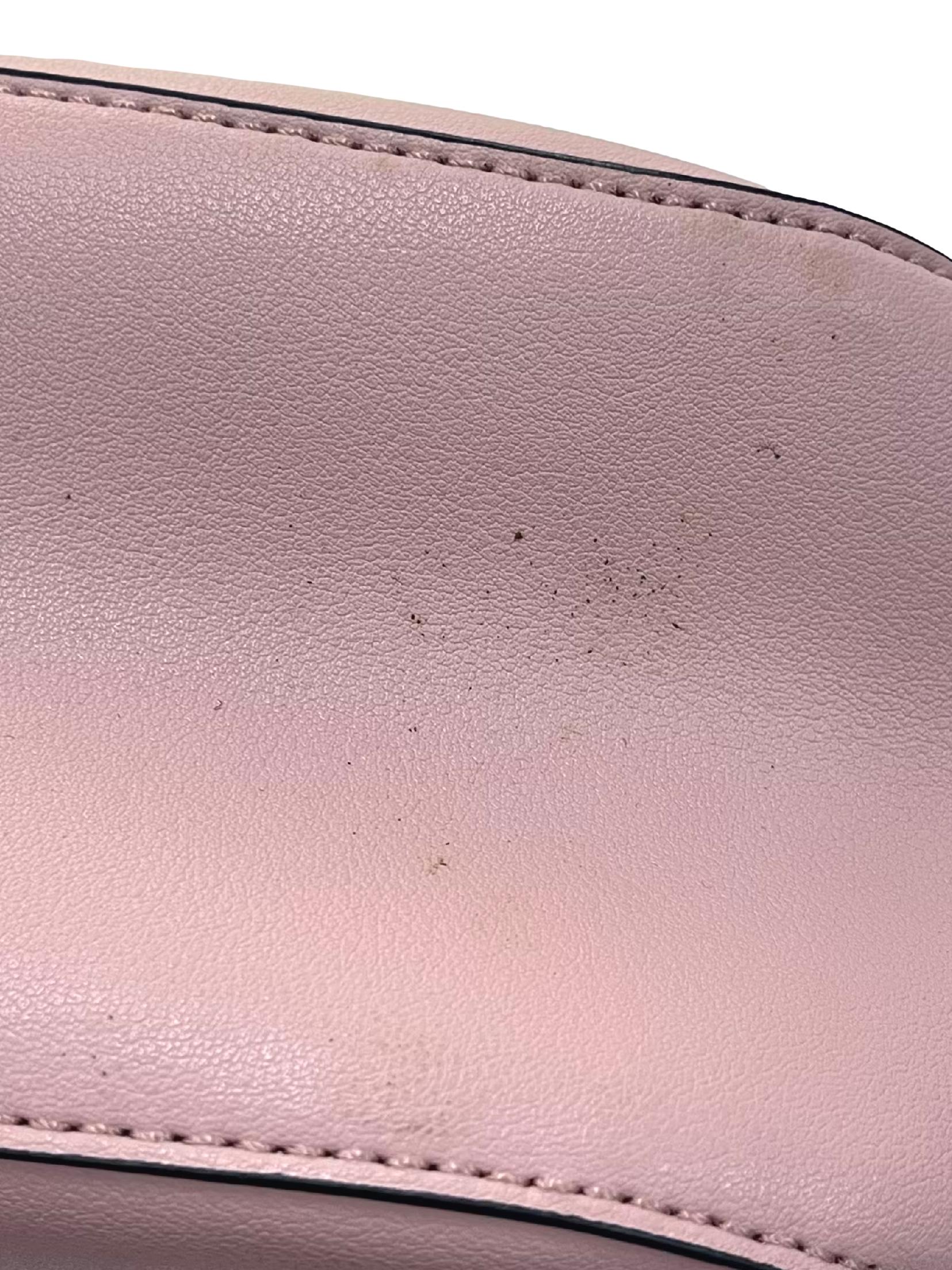 Pink Leather Shoulder Bag CSN