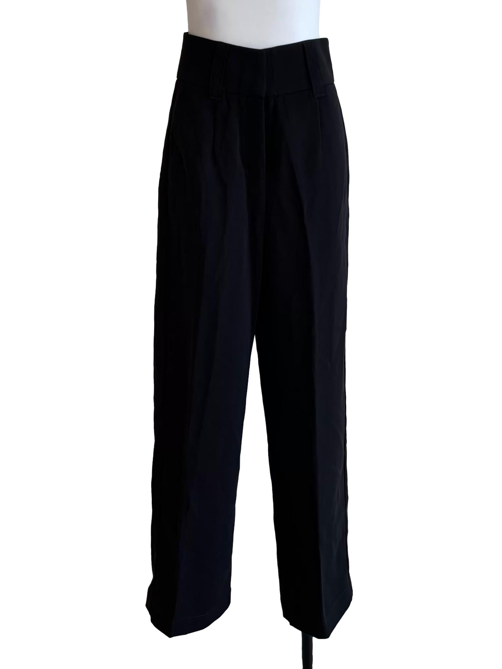 Onyx Black Slim Fit Pants
