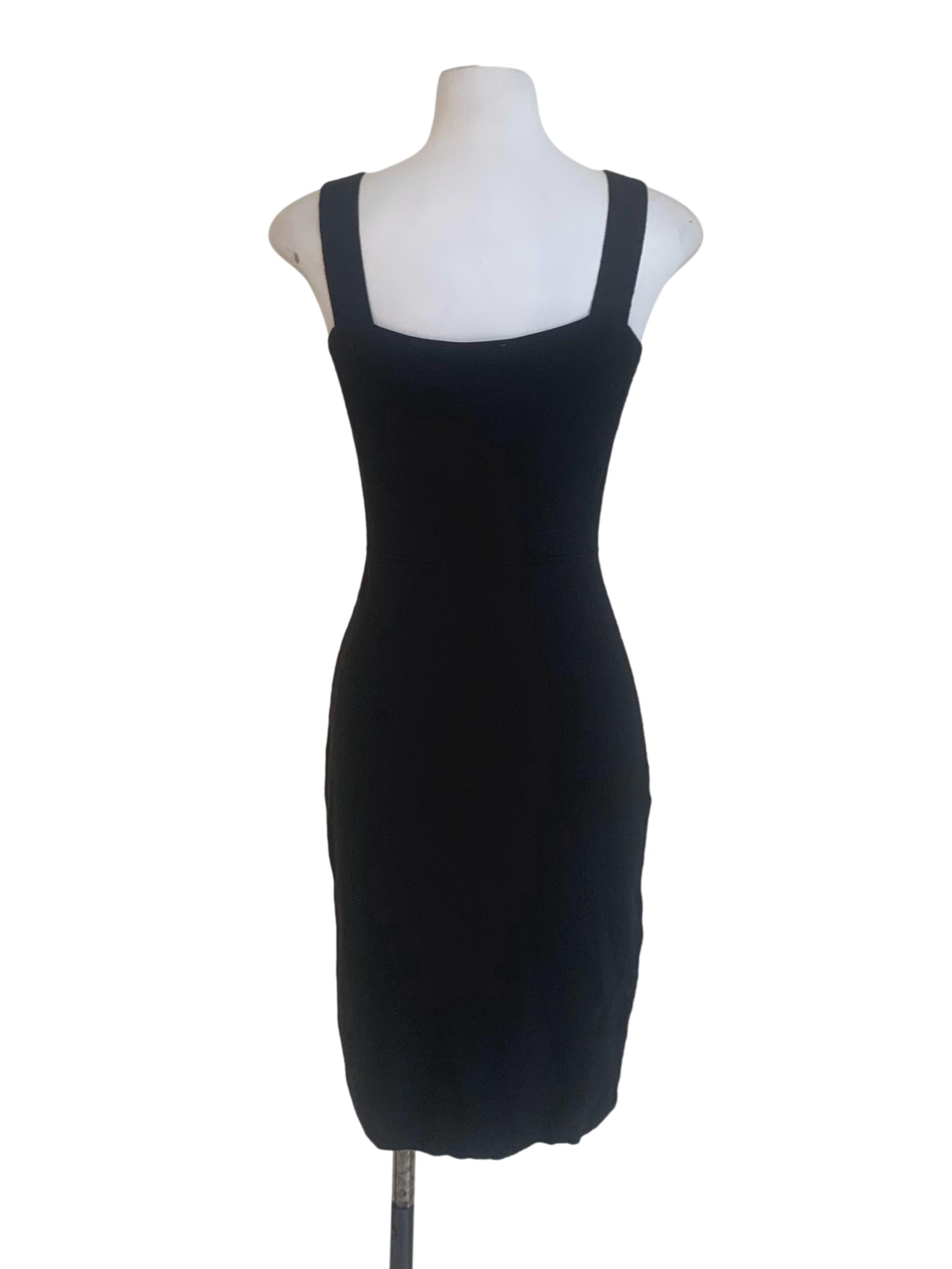 Crow Black Sheath Dress TCL