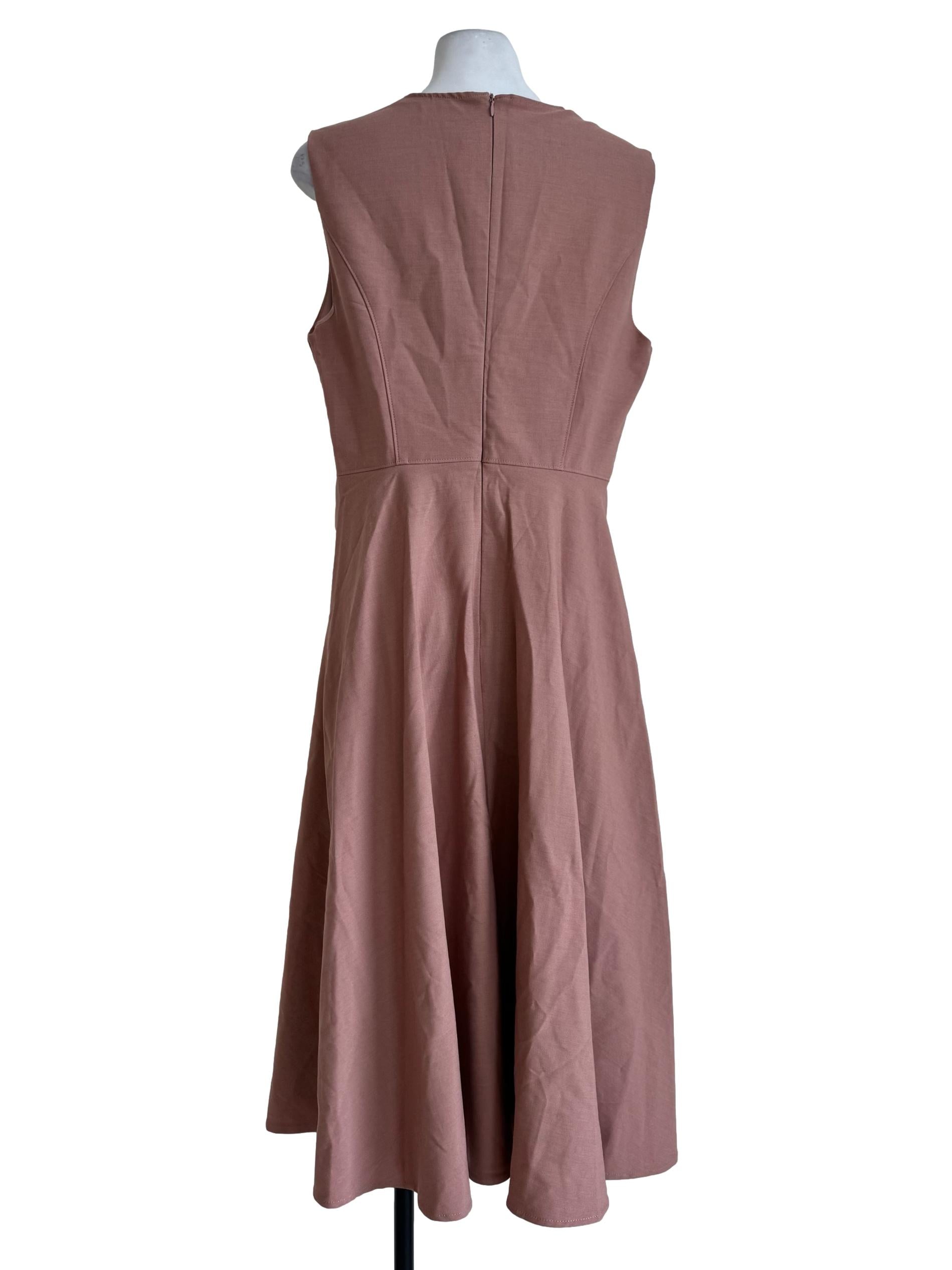 Blush Pink A-Line Dress