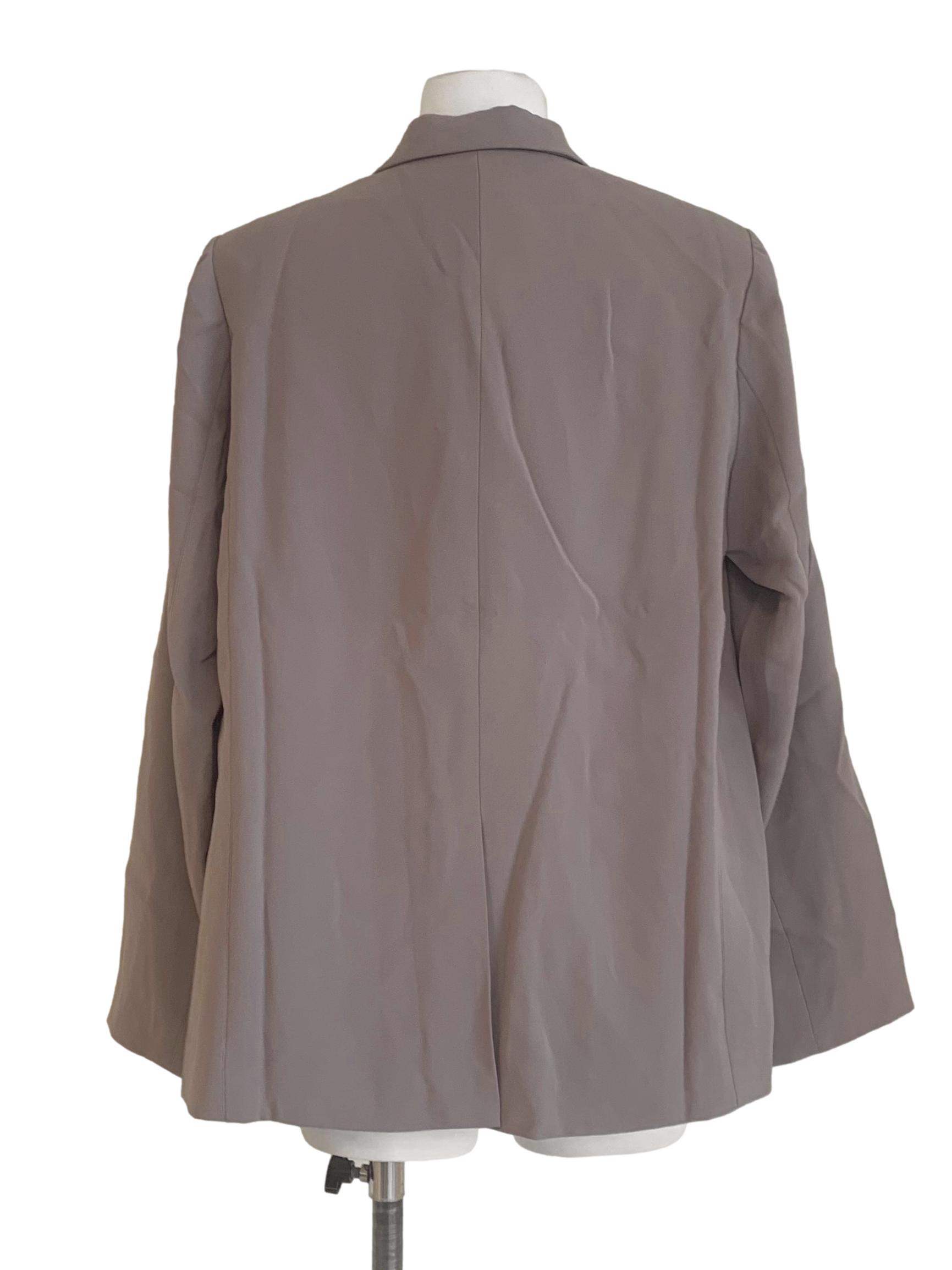 Ash Grey Double Breasted Blazer TCL