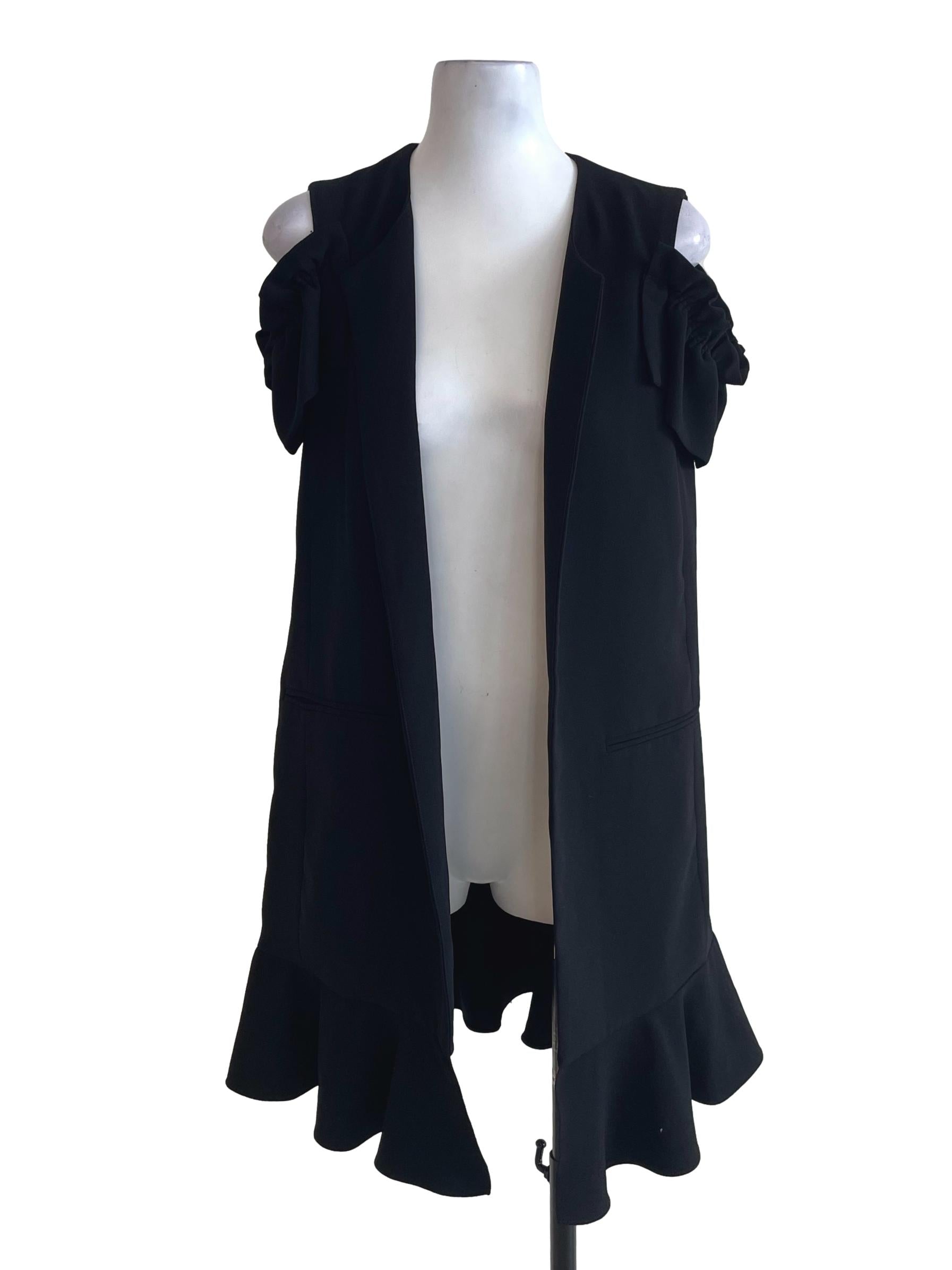 Black Shawl Lapel Blazer