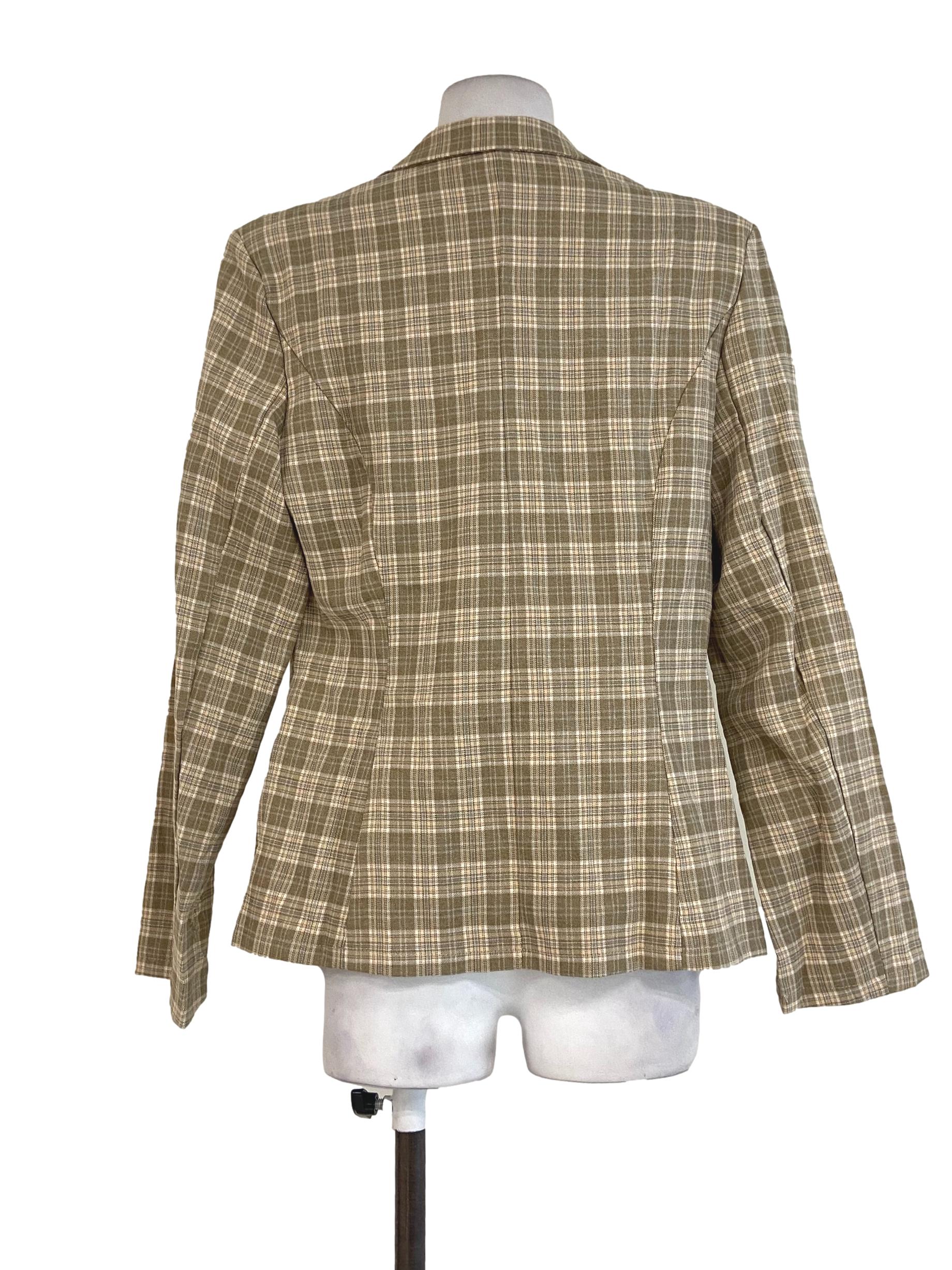 Tortilla Tartan Cutaway Blazer