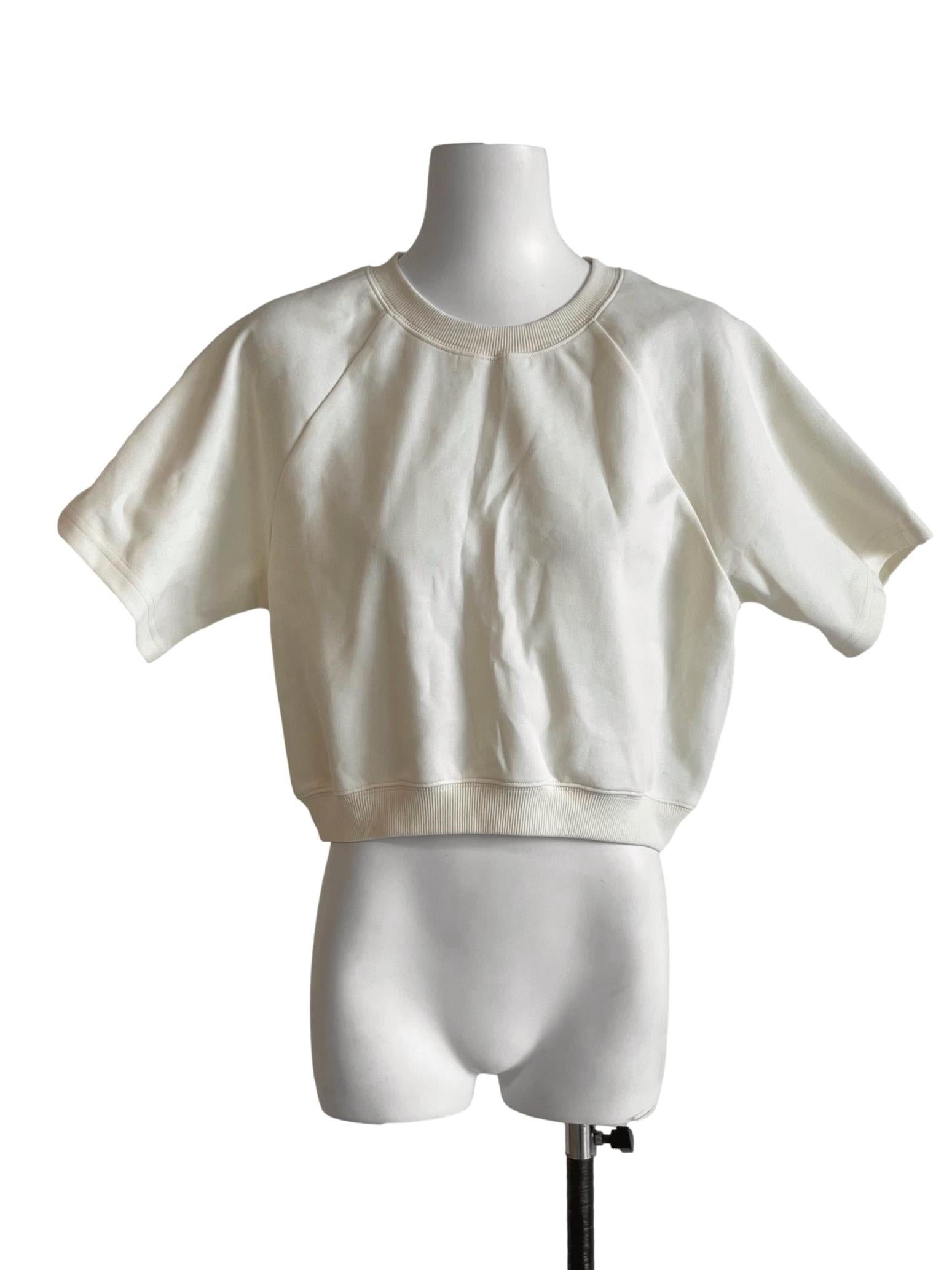 Porcelain White Crop Top TCL