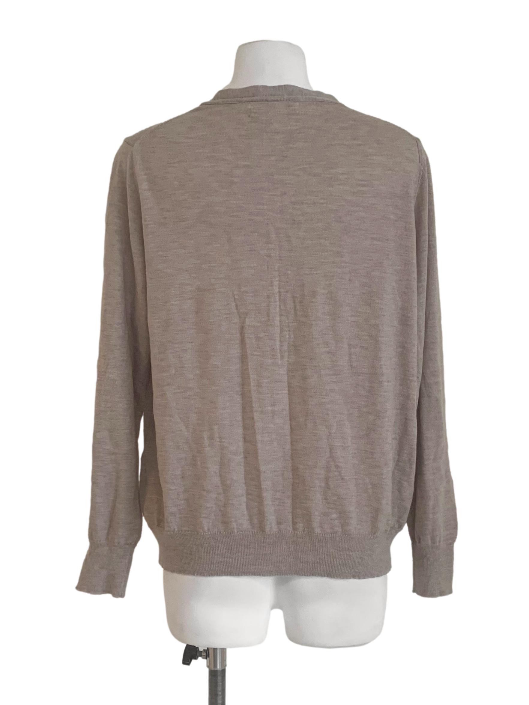 Ash Grey V-Neck Cardigan