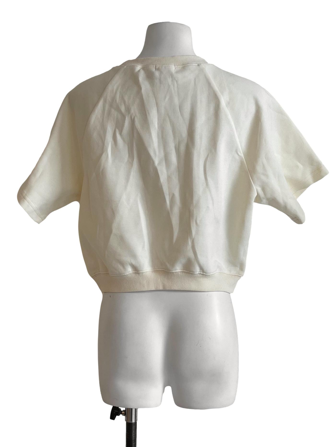 Porcelain White Crop Top TCL
