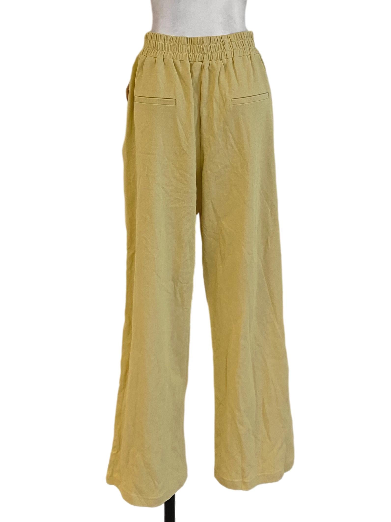 Blonde Yellow Straight Pants