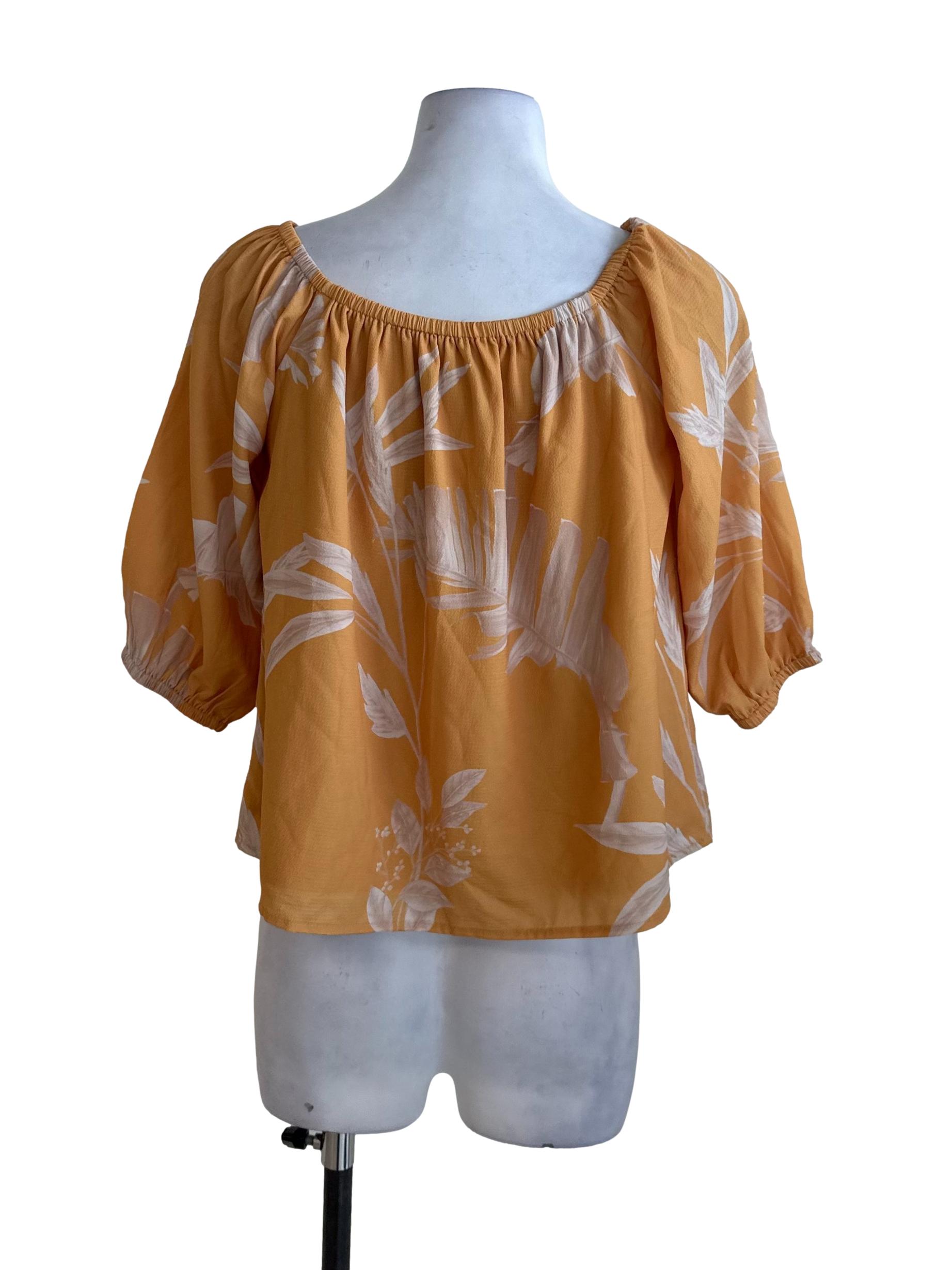 Mustard Yellow Pattern Blouse