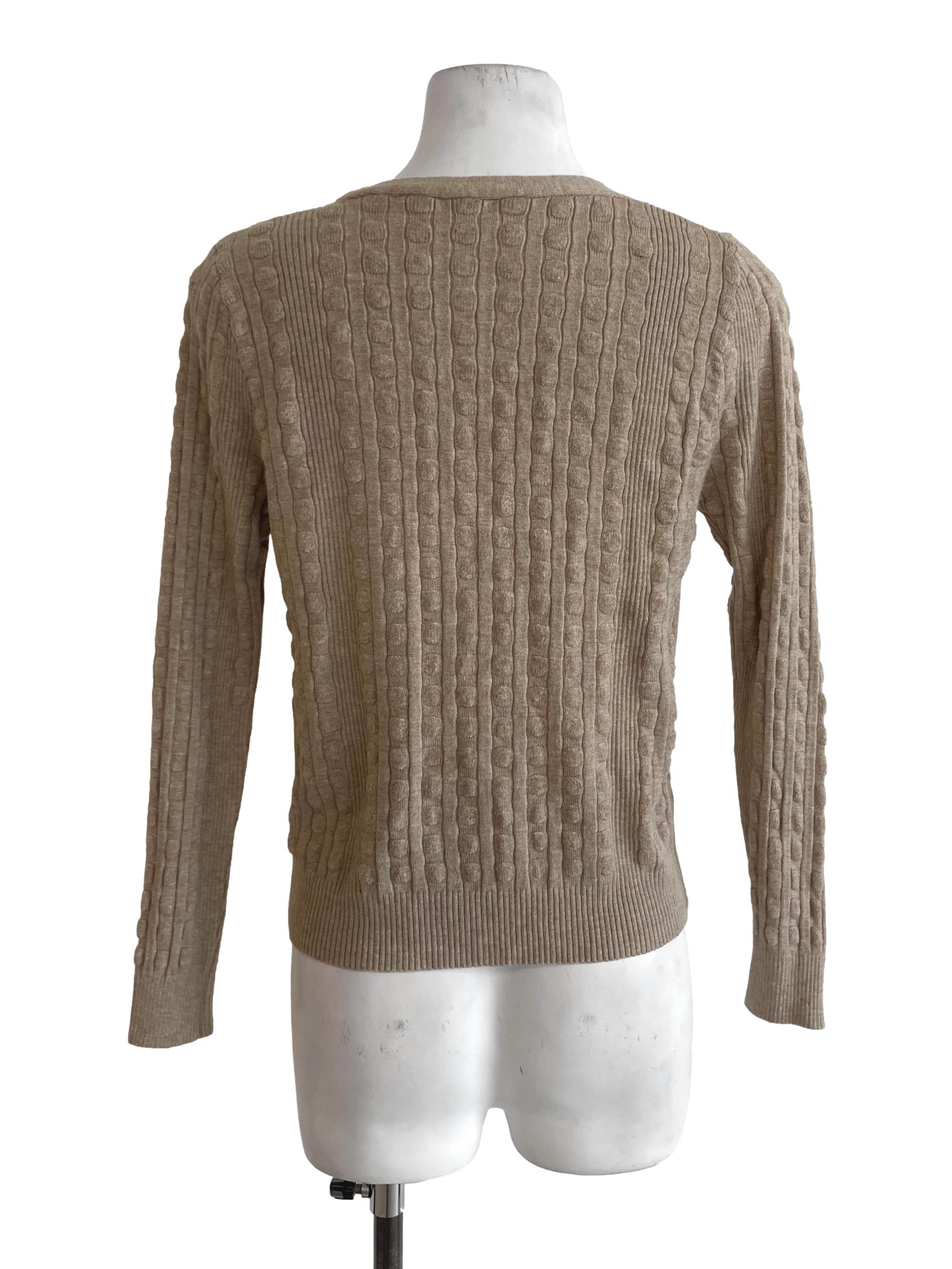 Peanut Brown Button Up Cardigan