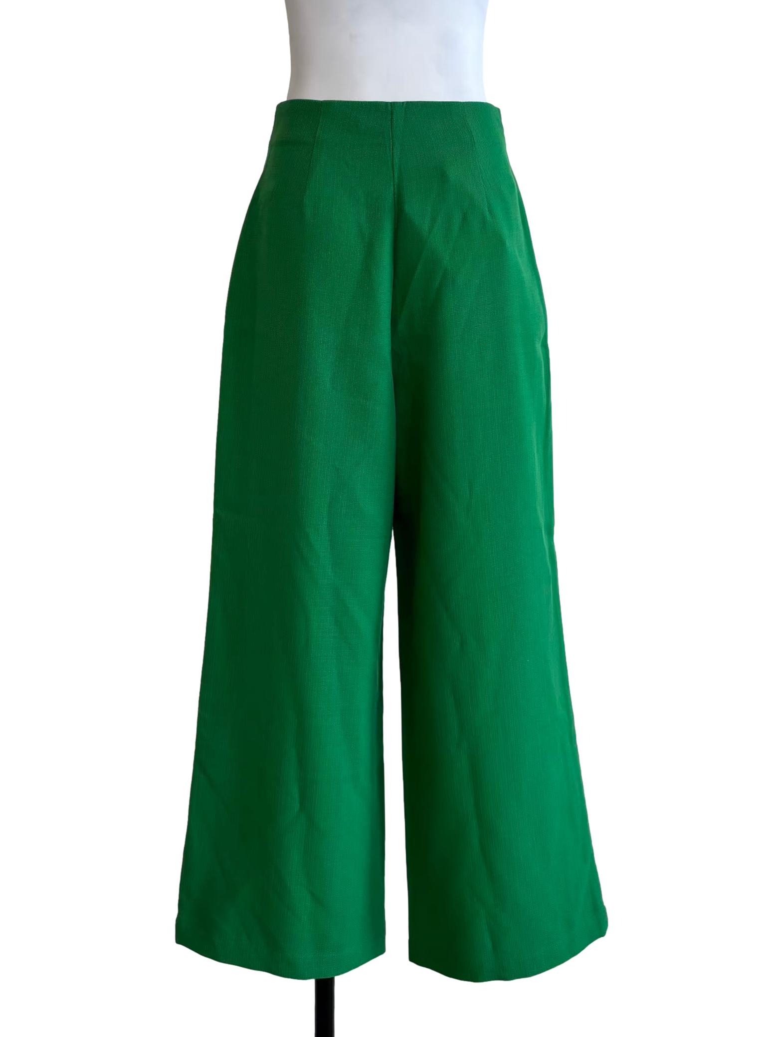 Forest Green Wide Pants