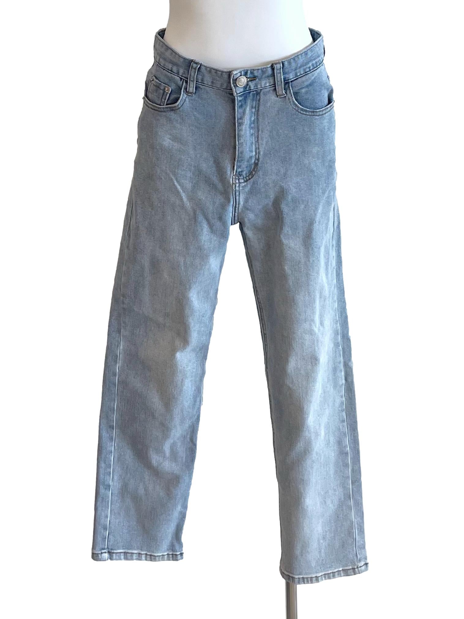 Dull Blue Skinny Jeans TWL