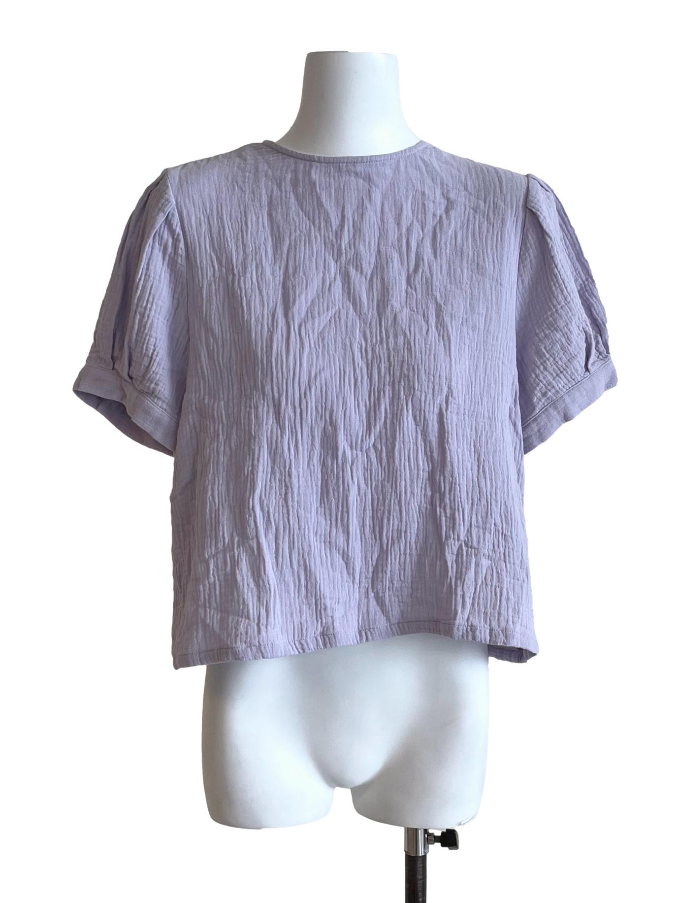 Lavender Purple Textured Top