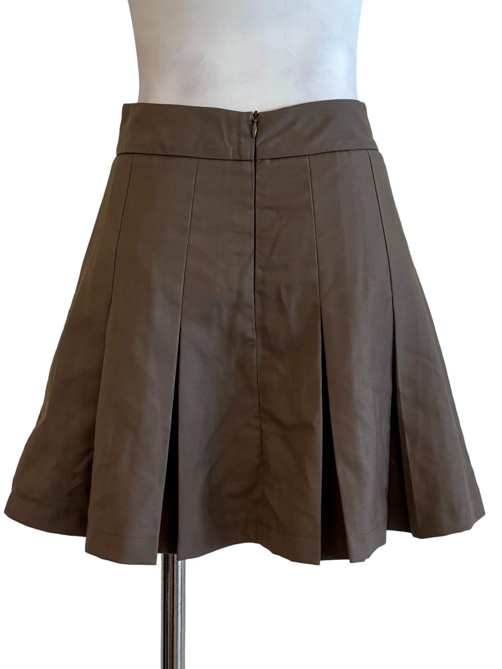 Buff Brown Tennis Skirt