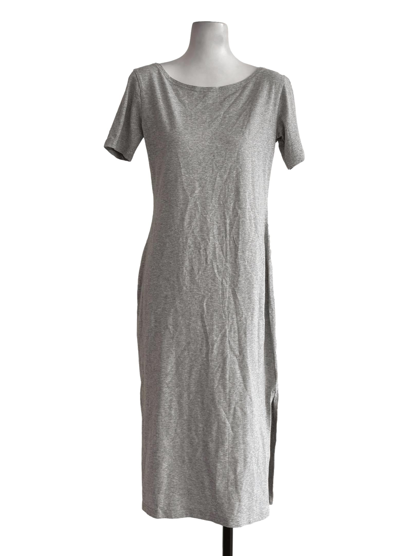 Light Grey T-Shirt Dress