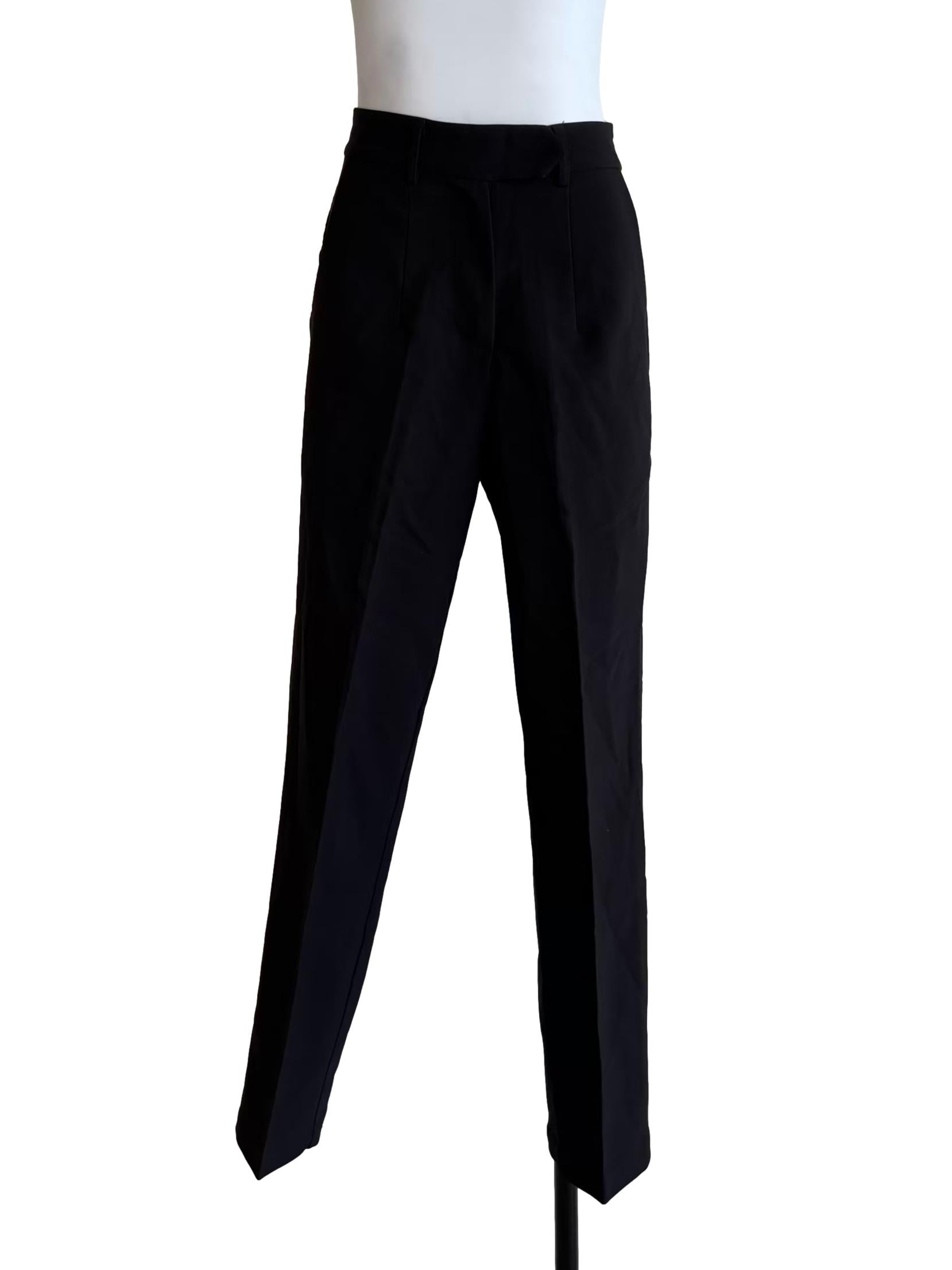 Onyx Black Slim Fit Pants