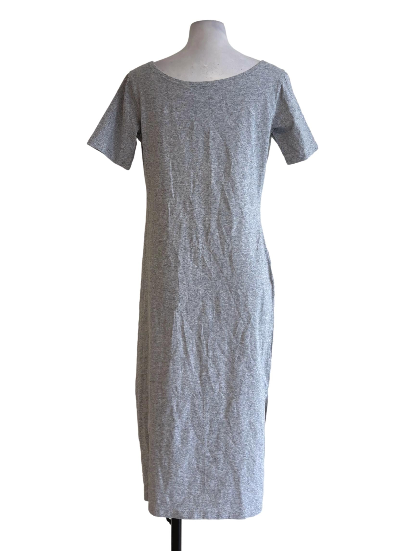 Light Grey T-Shirt Dress