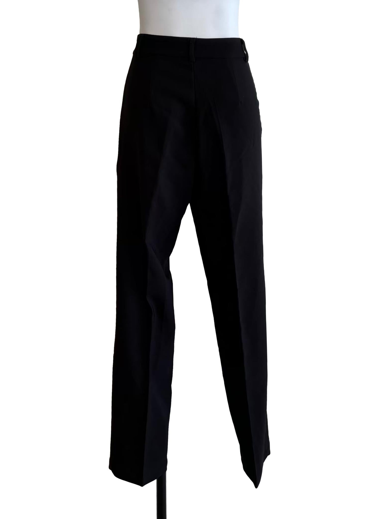 Onyx Black Slim Fit Pants