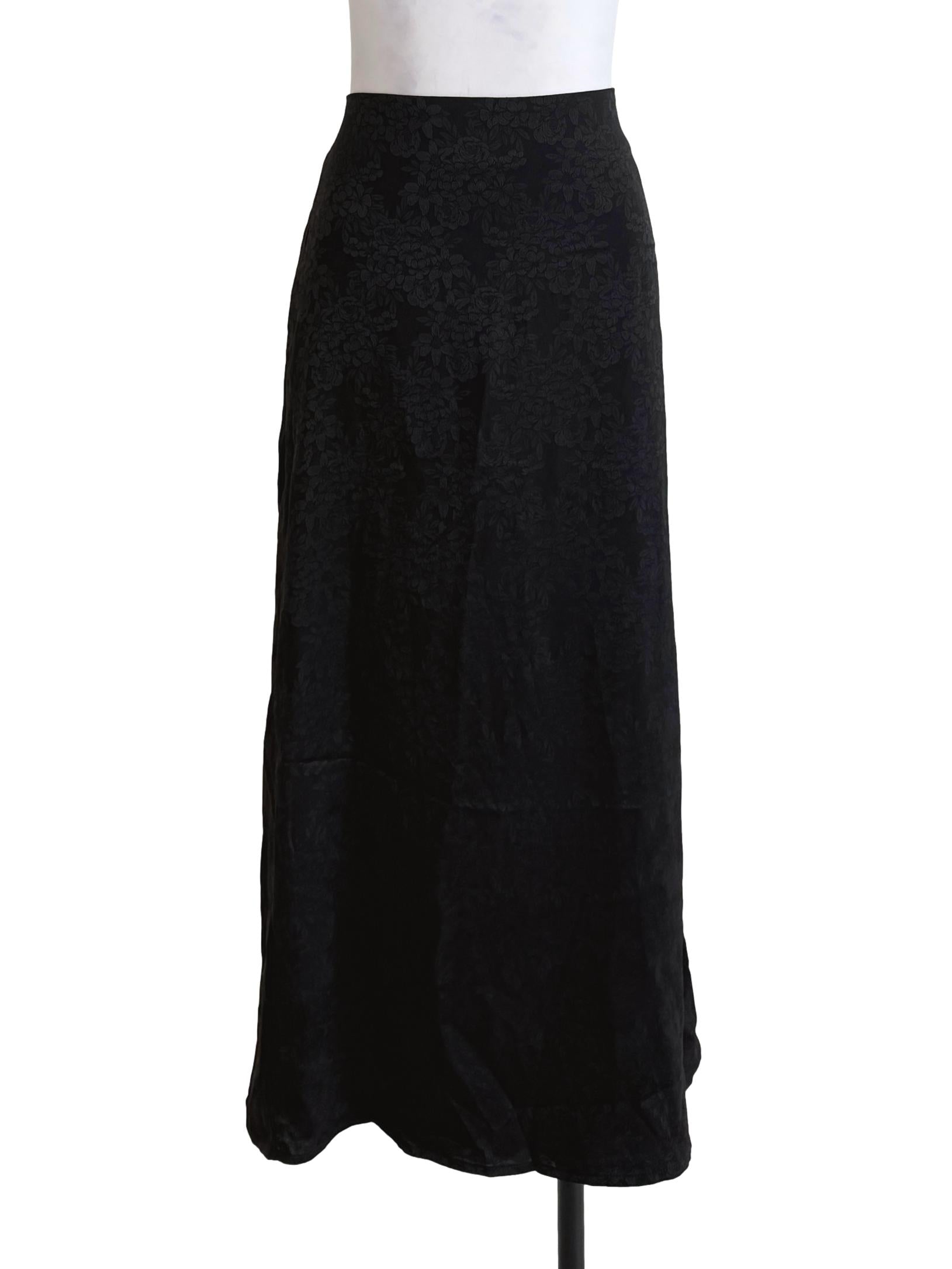 Black A-Line Skirt