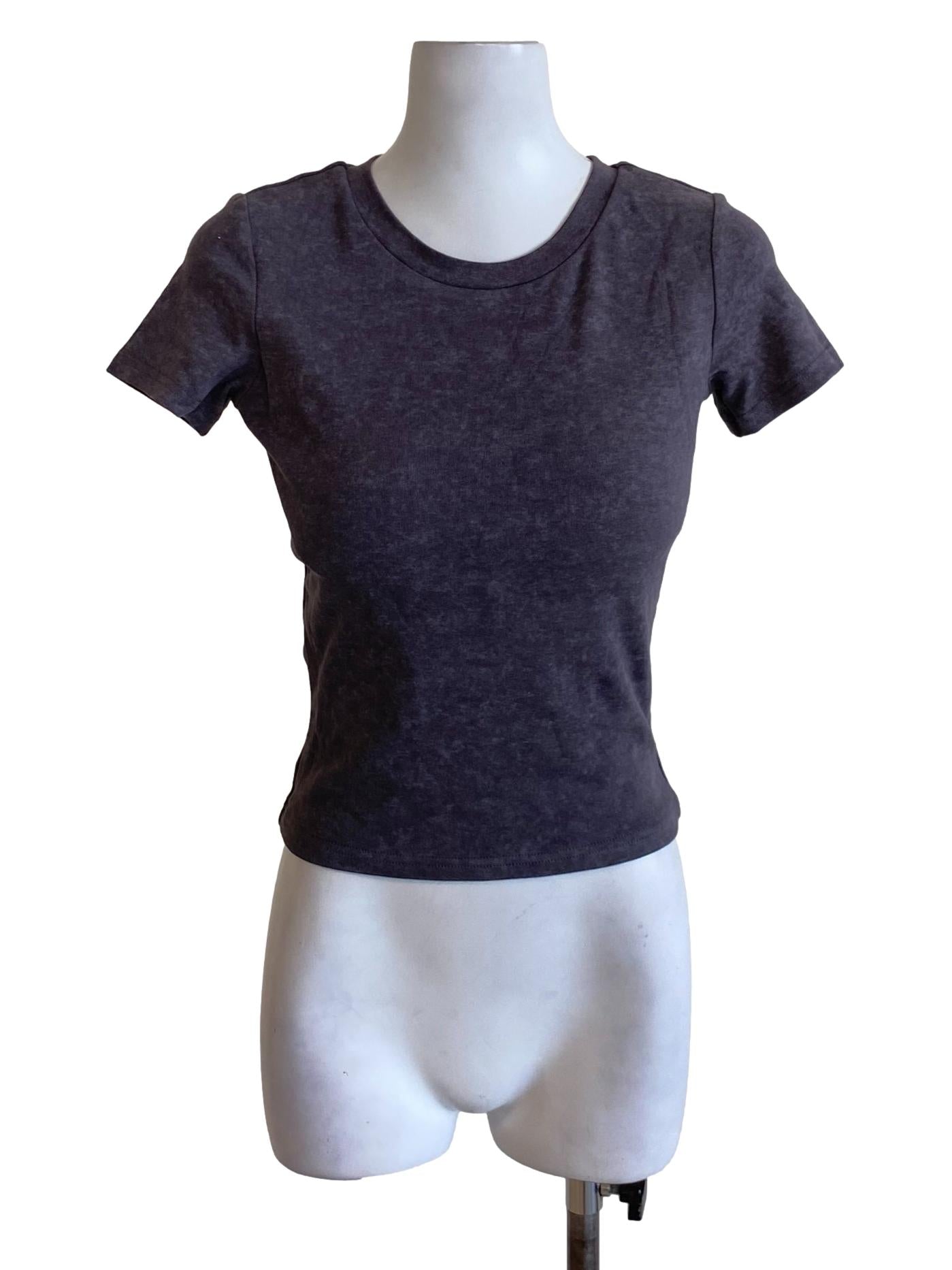 Porpoise Grey Round Neck Short Sleeve Fit T-Shirt