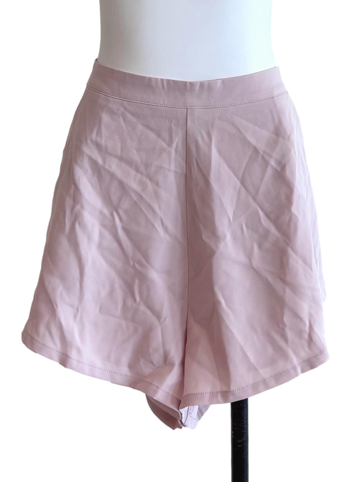 Light Pink Wide Shorts