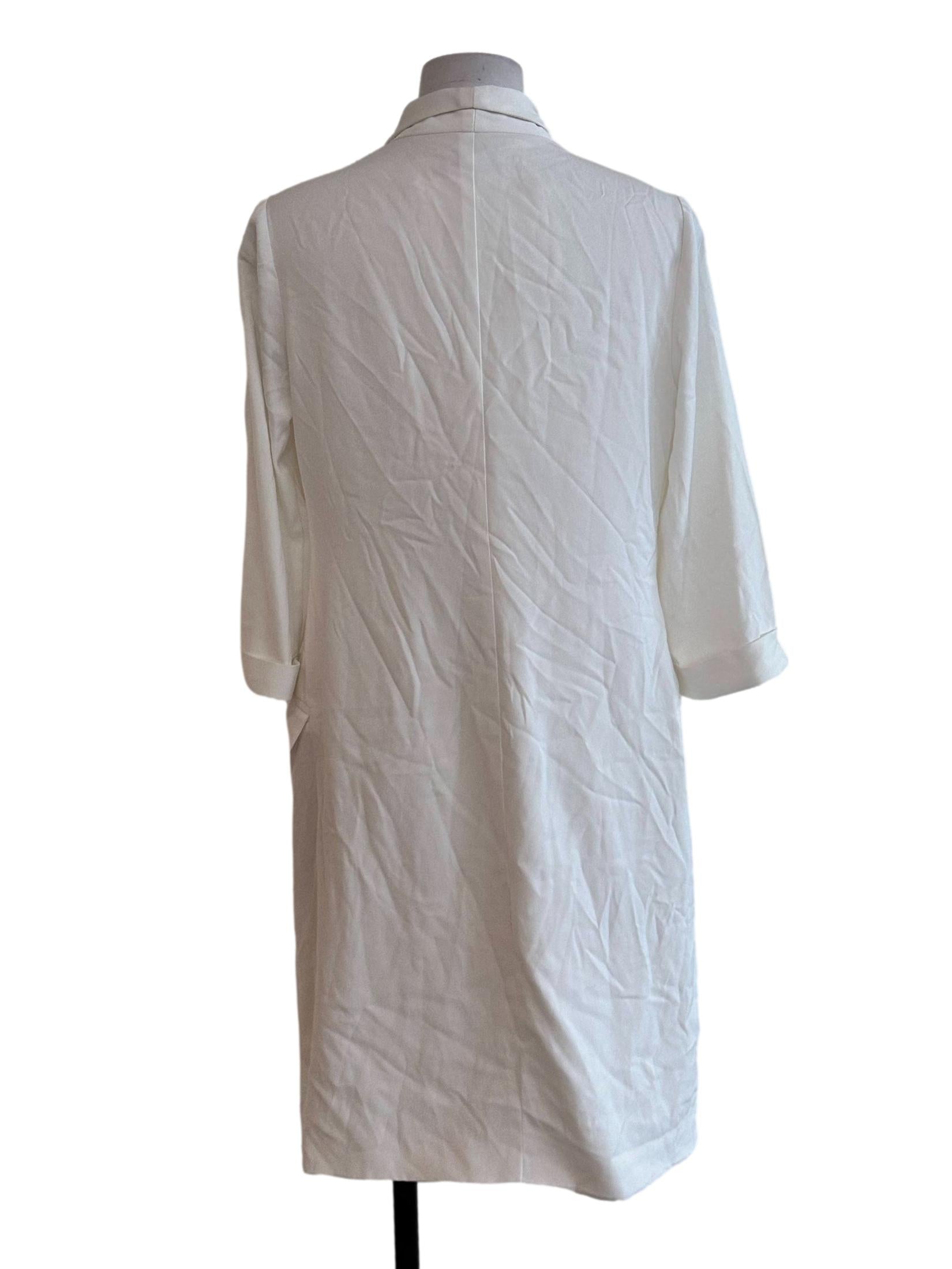 Daisy White Plain Blazer