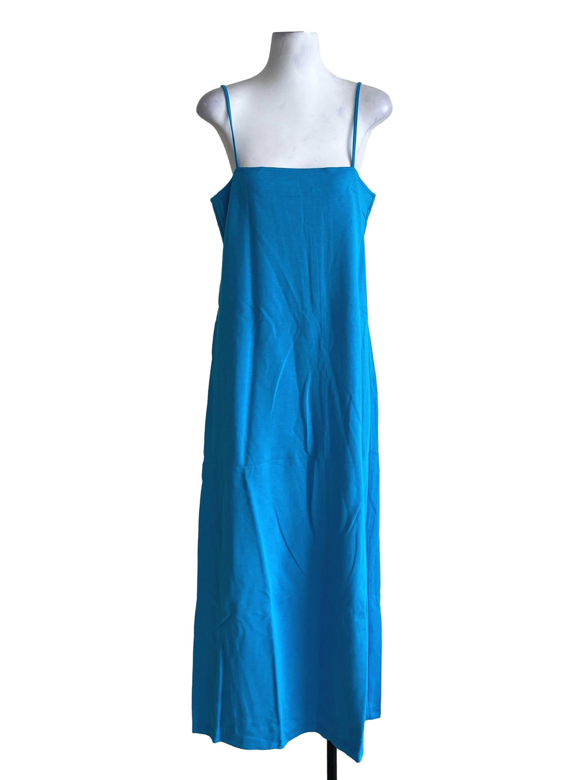 Blue Solana Basic Maxi Dress TTR