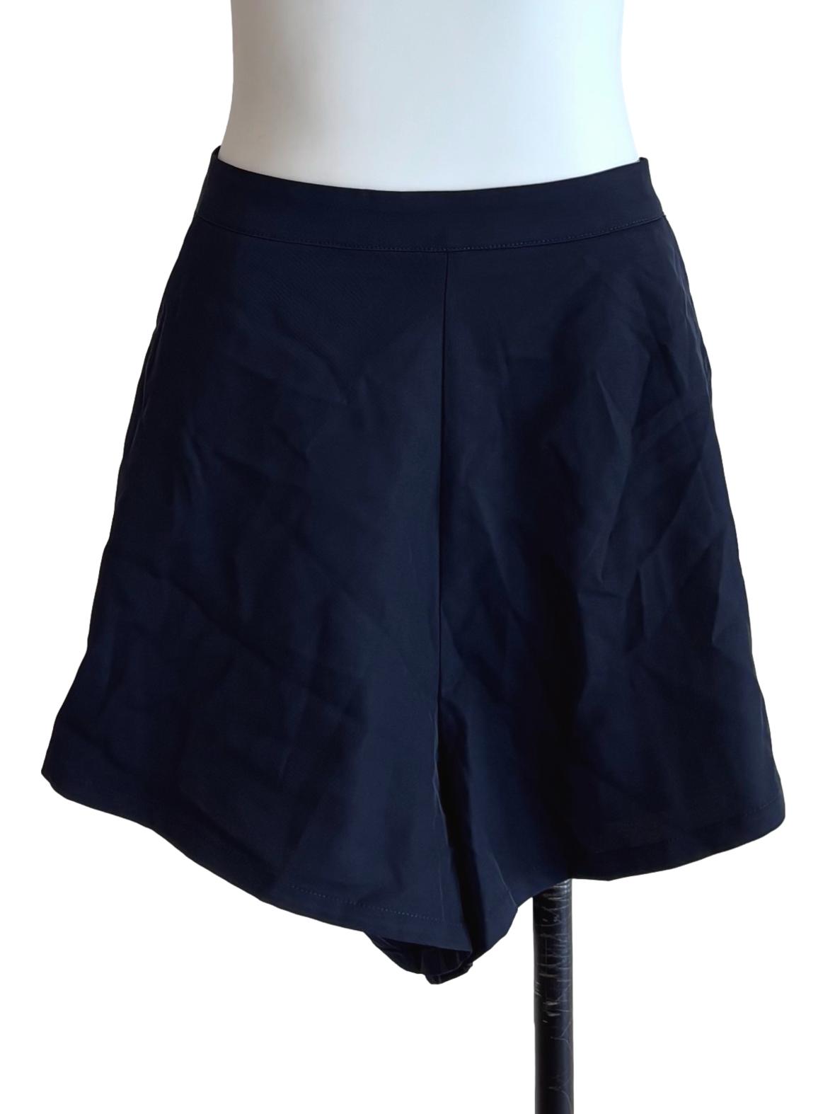 Dark Blue Casual Shorts