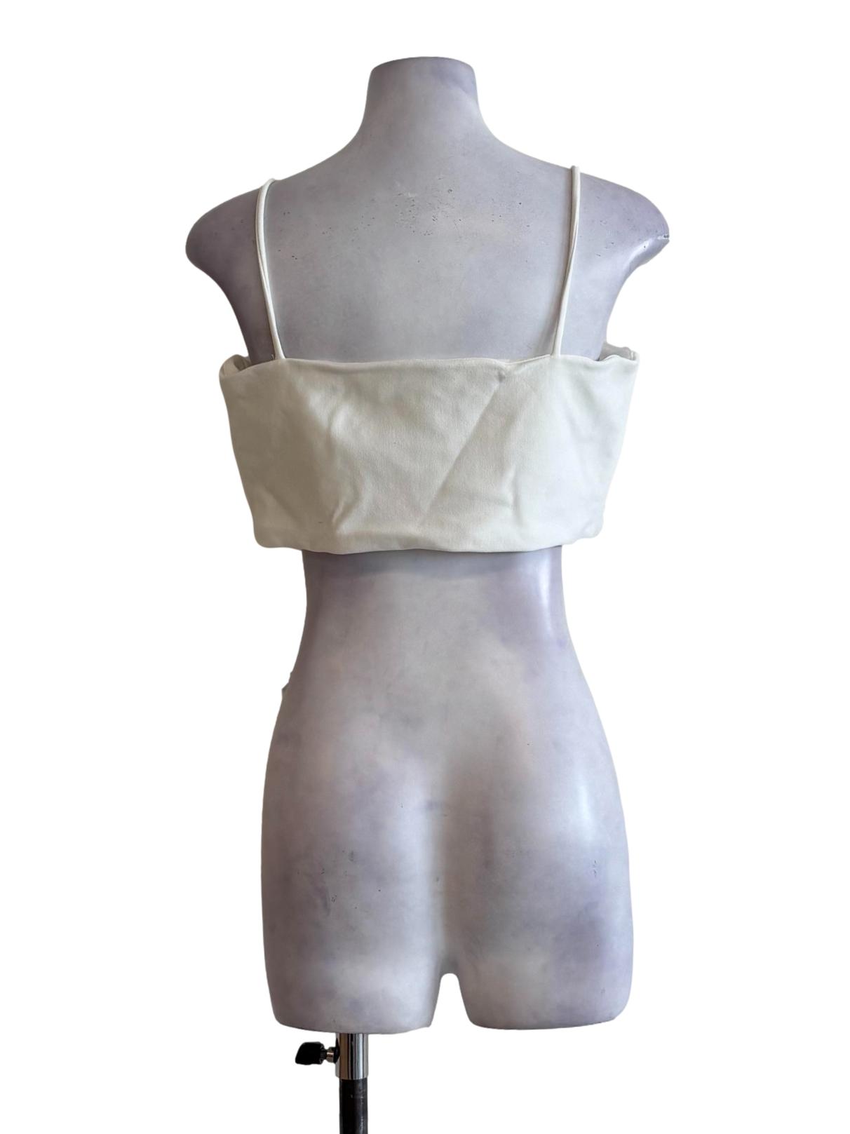 Powder White Camisole Top