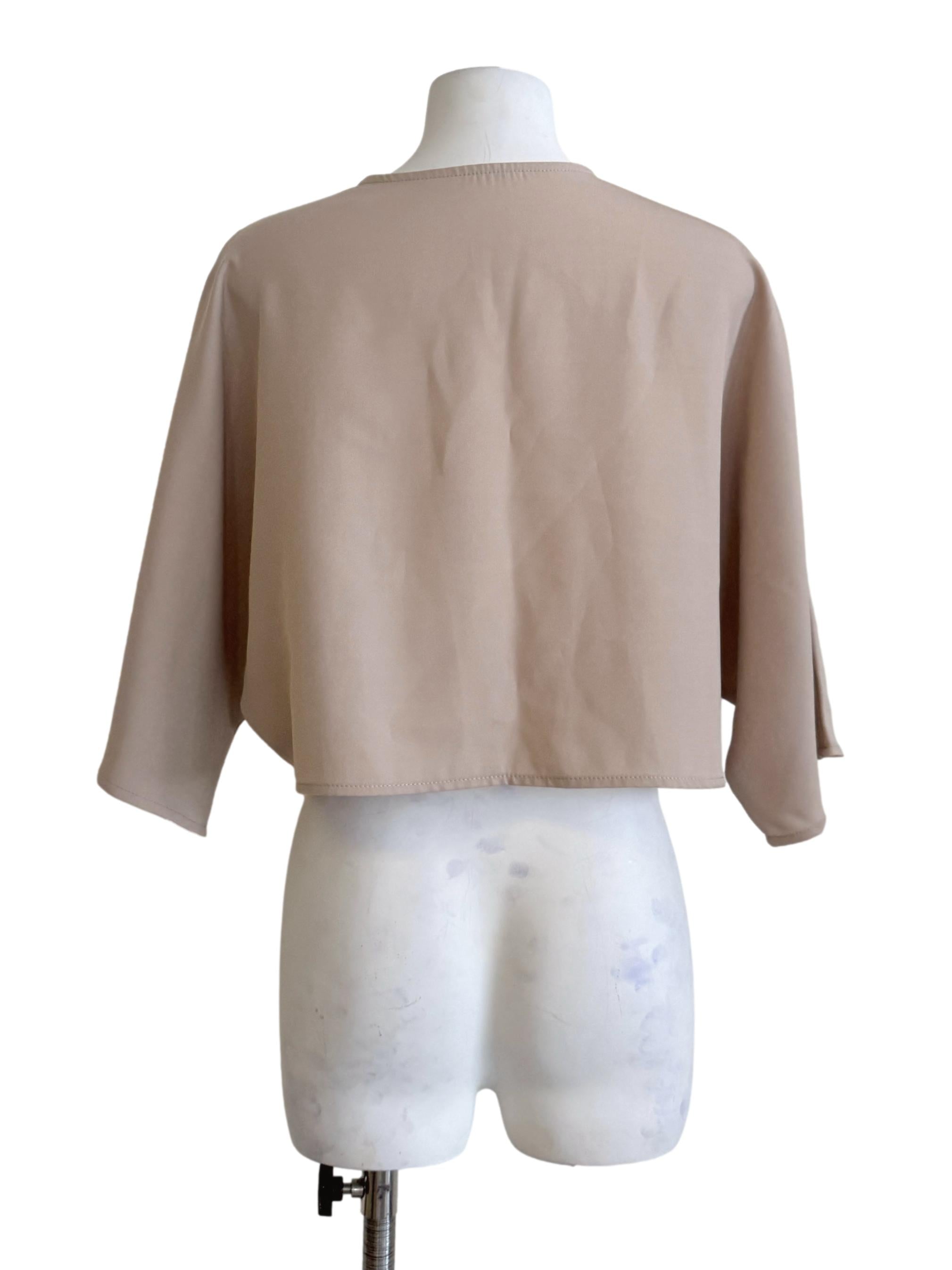 Parchment Beige Batwing Cardigan