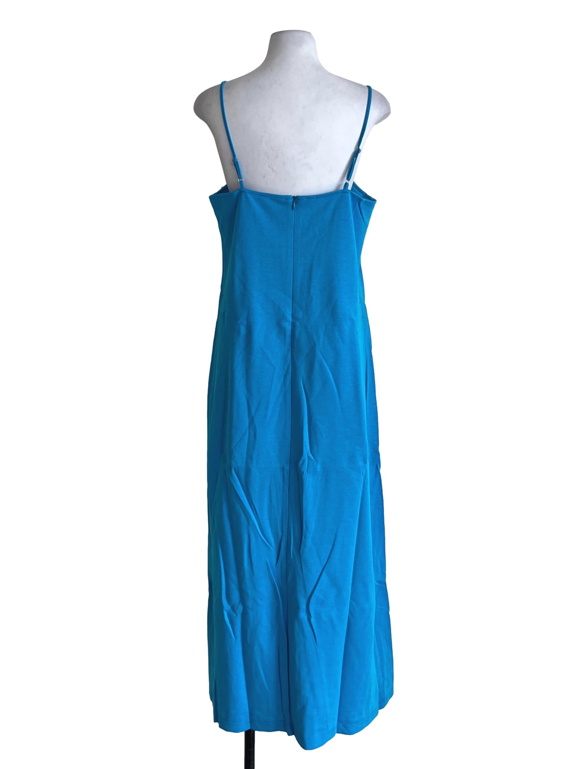Blue Solana Basic Maxi Dress TTR