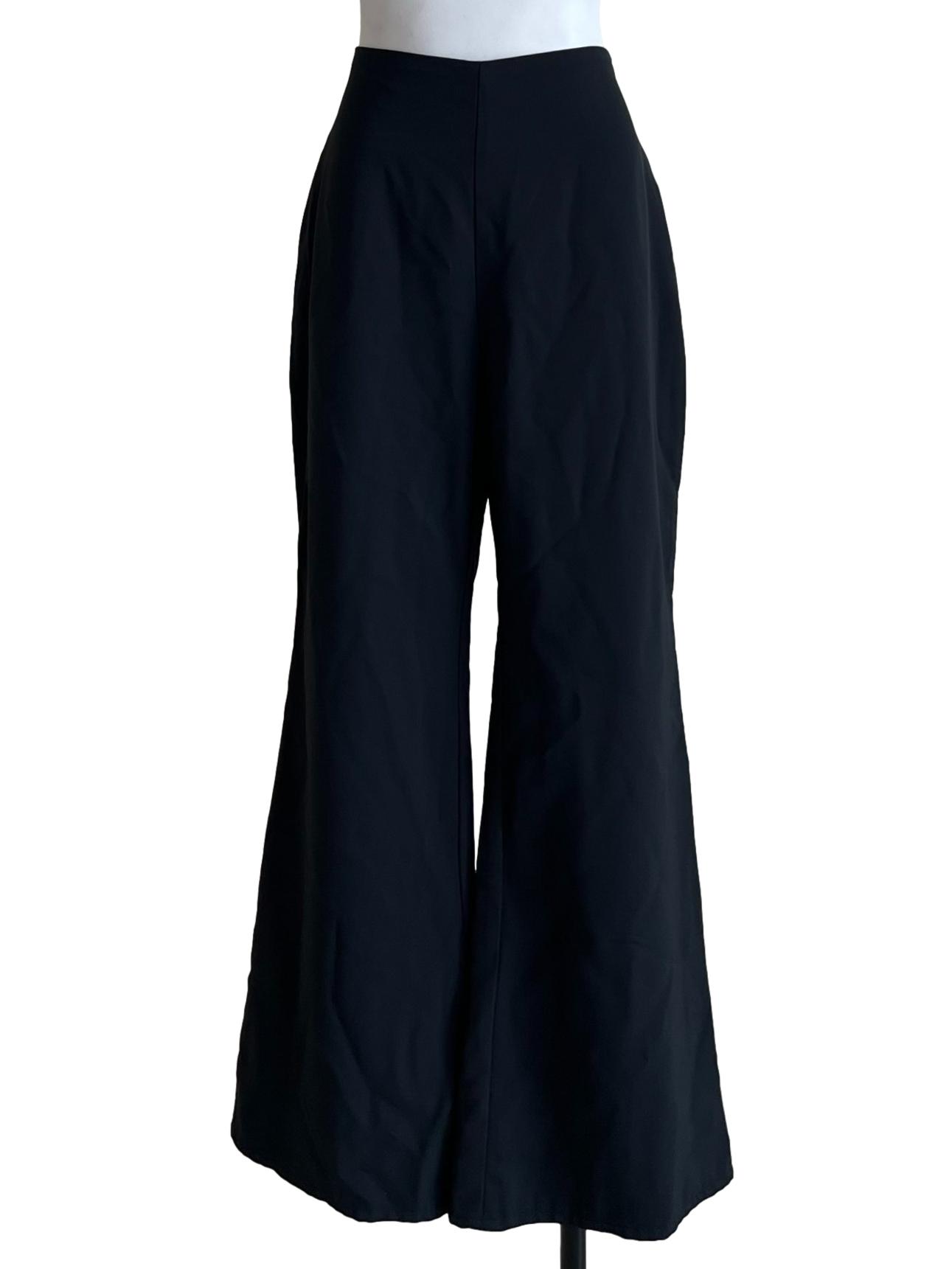 Black High-Waisted Formal Pants