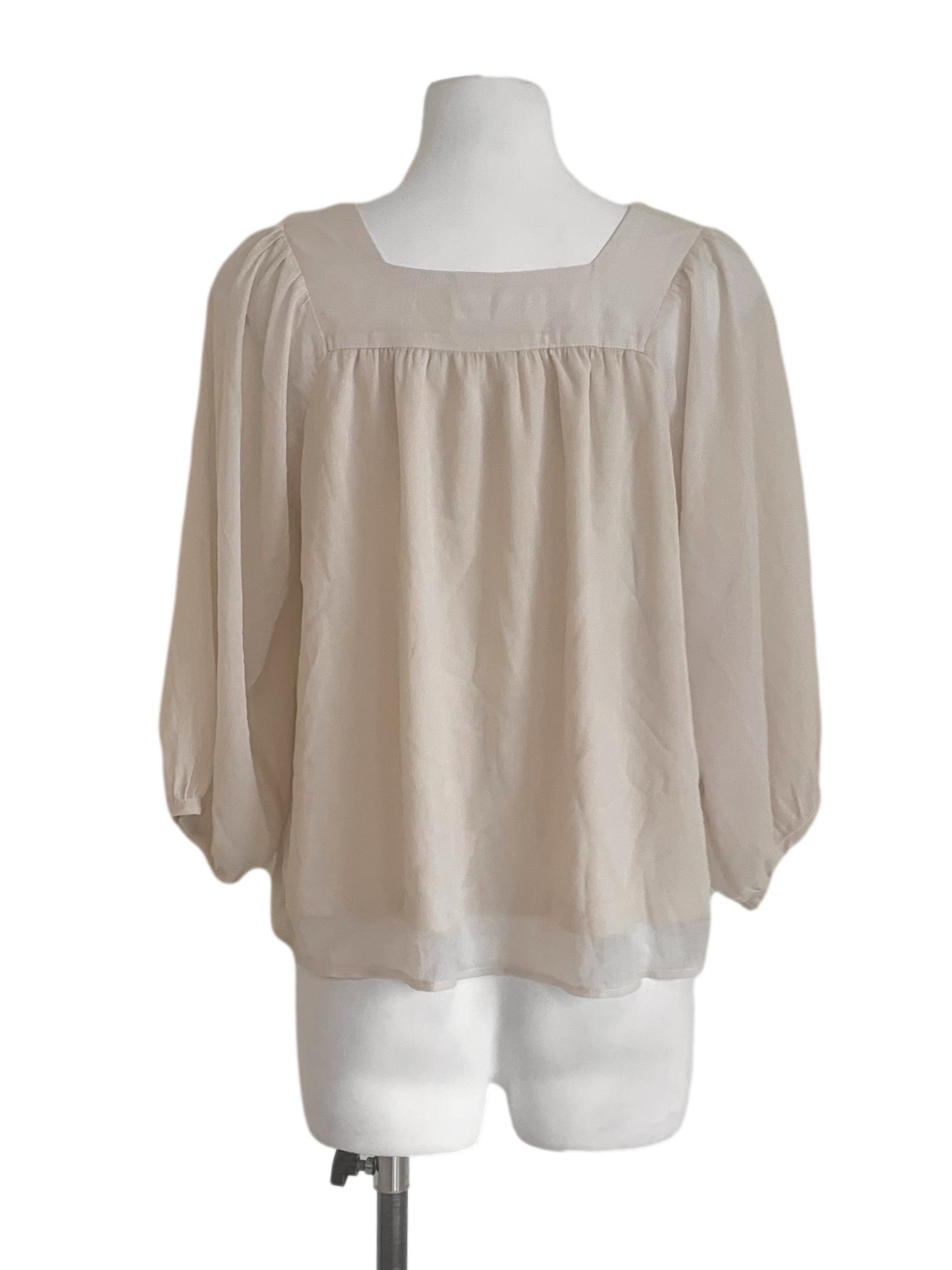 Linen Beige Square Nak Bishop Sleeves TCL