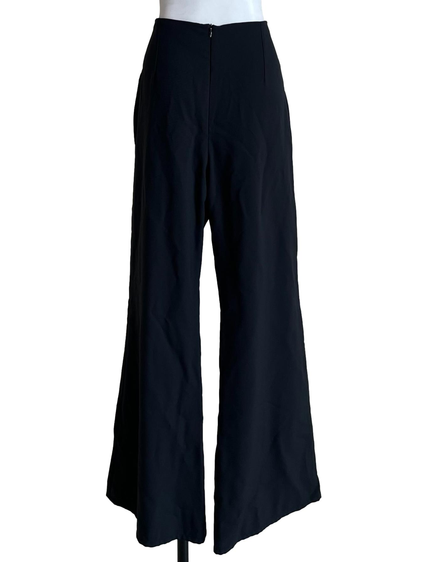 Black High-Waisted Formal Pants