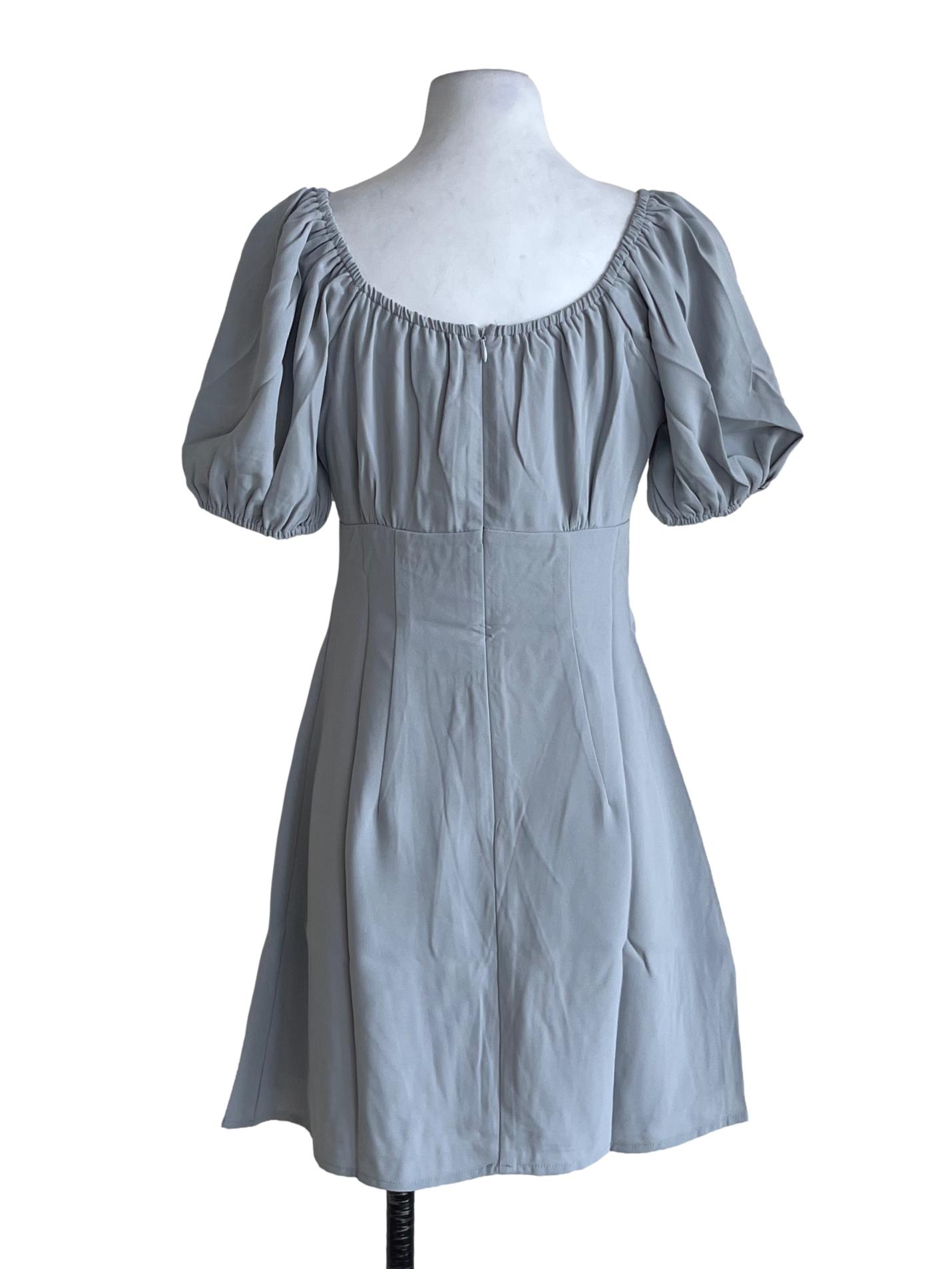 Grey Rei Puffy Sleeve Dress TTR