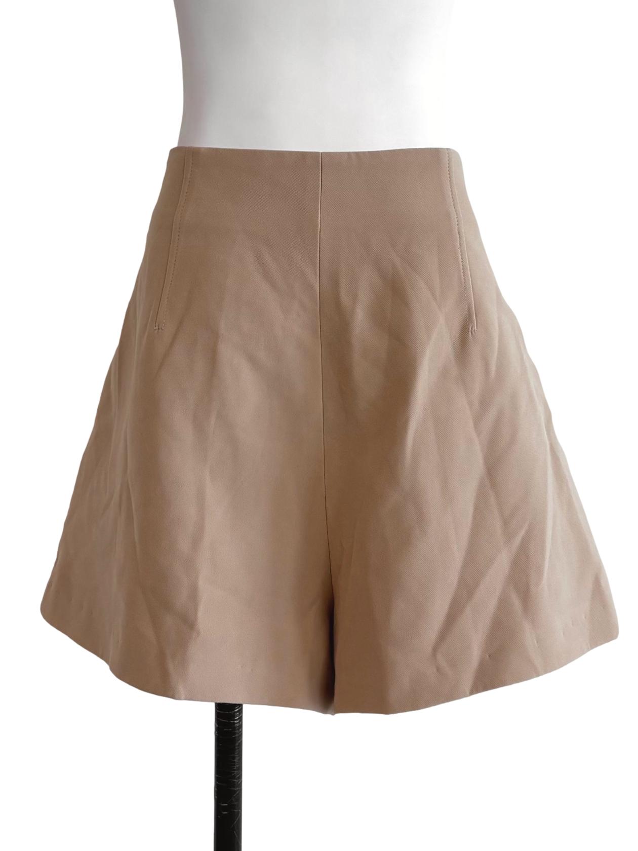 Peanut Brown High Waist Shorts