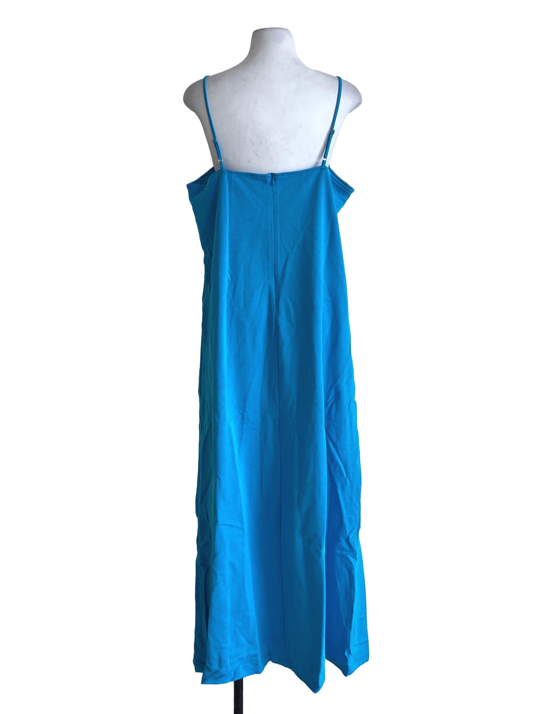 Blue Solana Basic Maxi Dress TTR