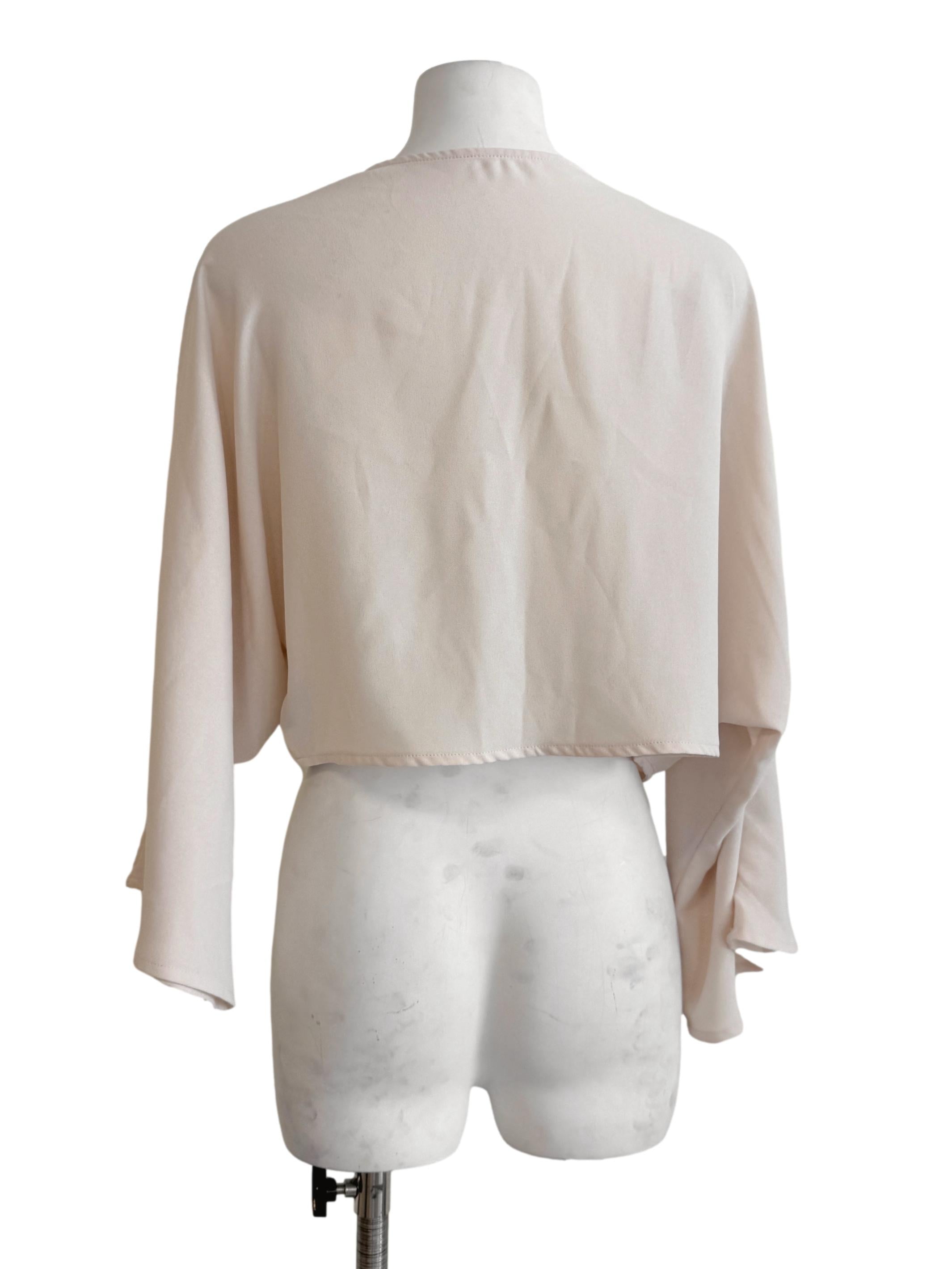 Egg Shell White Batwing Cardigan