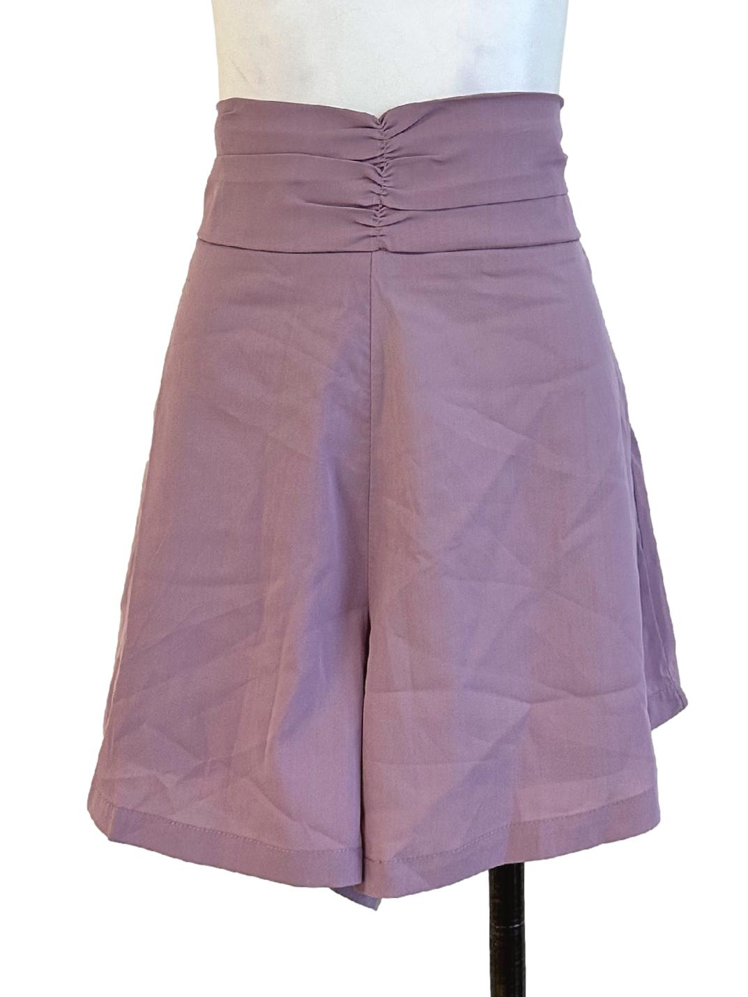 Lilac Purple Plain Short