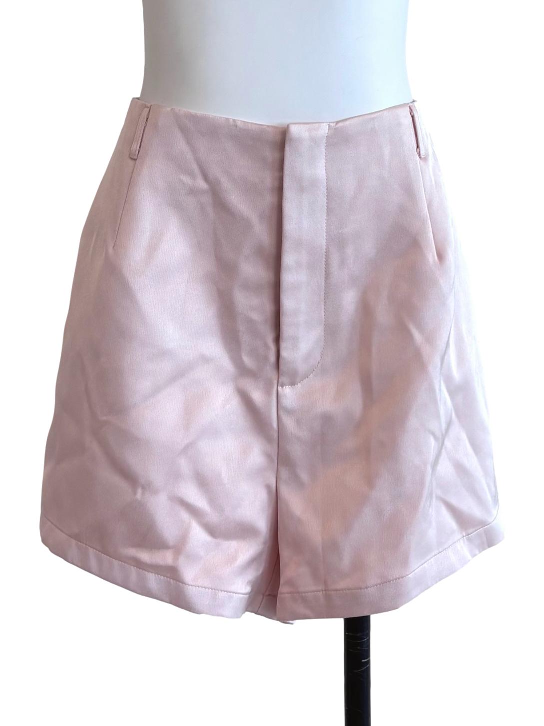 Baby Pink High Waist Shorts