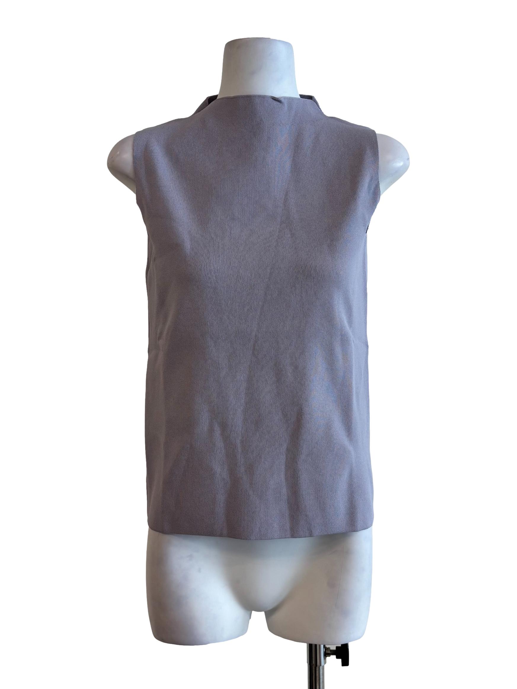 Lavender Sleeveless Knit Top